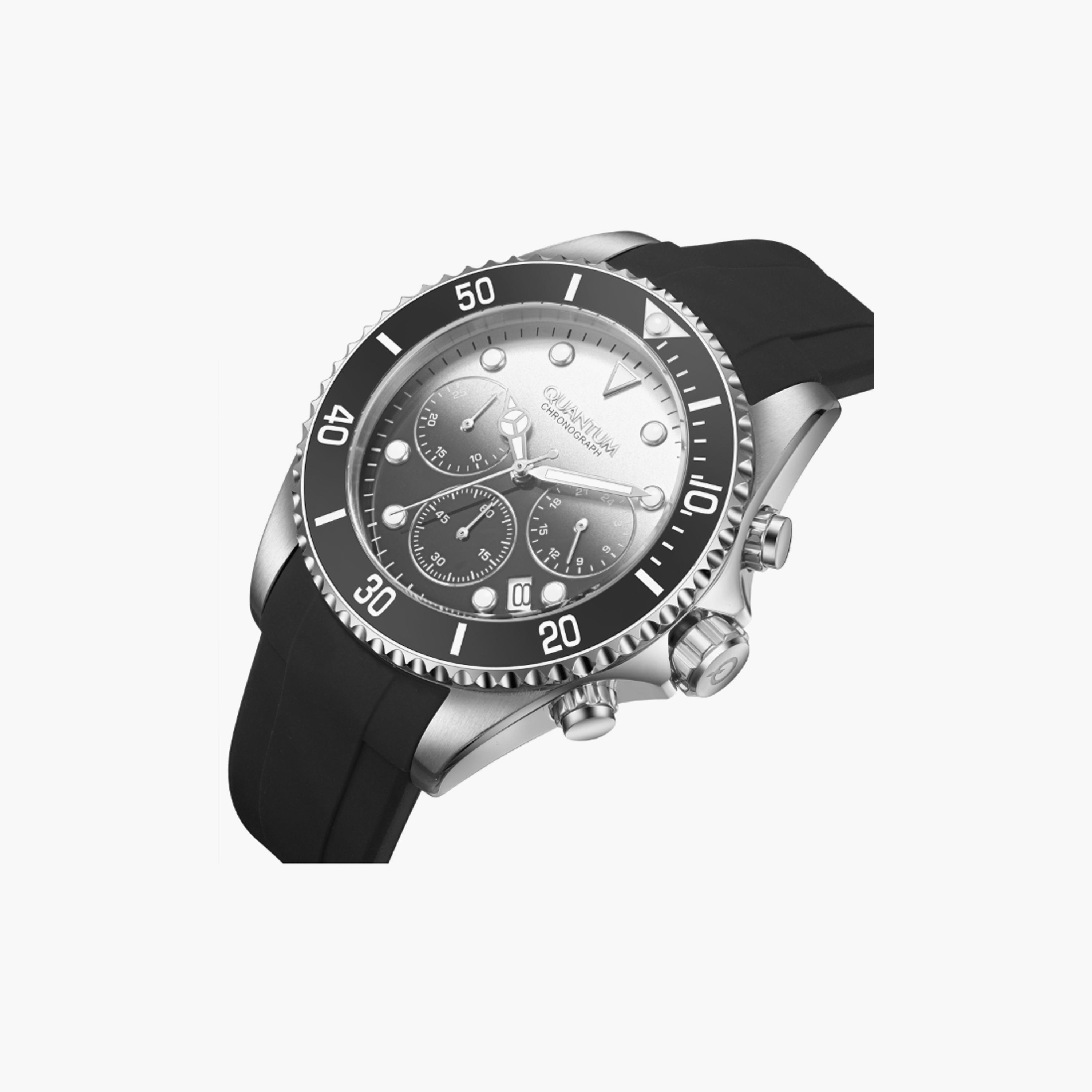 PWG1099.351 | ساعة للرجال كرونوغراف بسوار سيليكون من كوانتوم اسود مقاس 44 مم-men-watchesandjewellery-watches-image-4