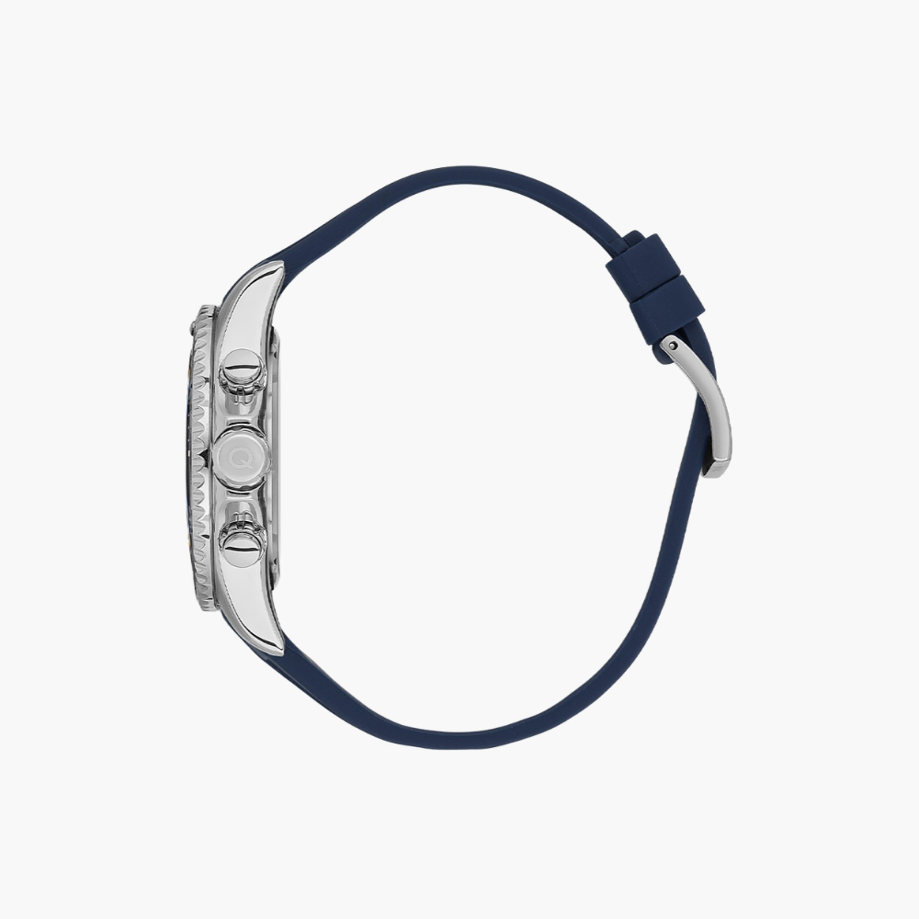 Quantum Men's 44 MM Blue Chronograph Silicone Watch | PWG1099.399-men-watchesandjewellery-watches-image-2