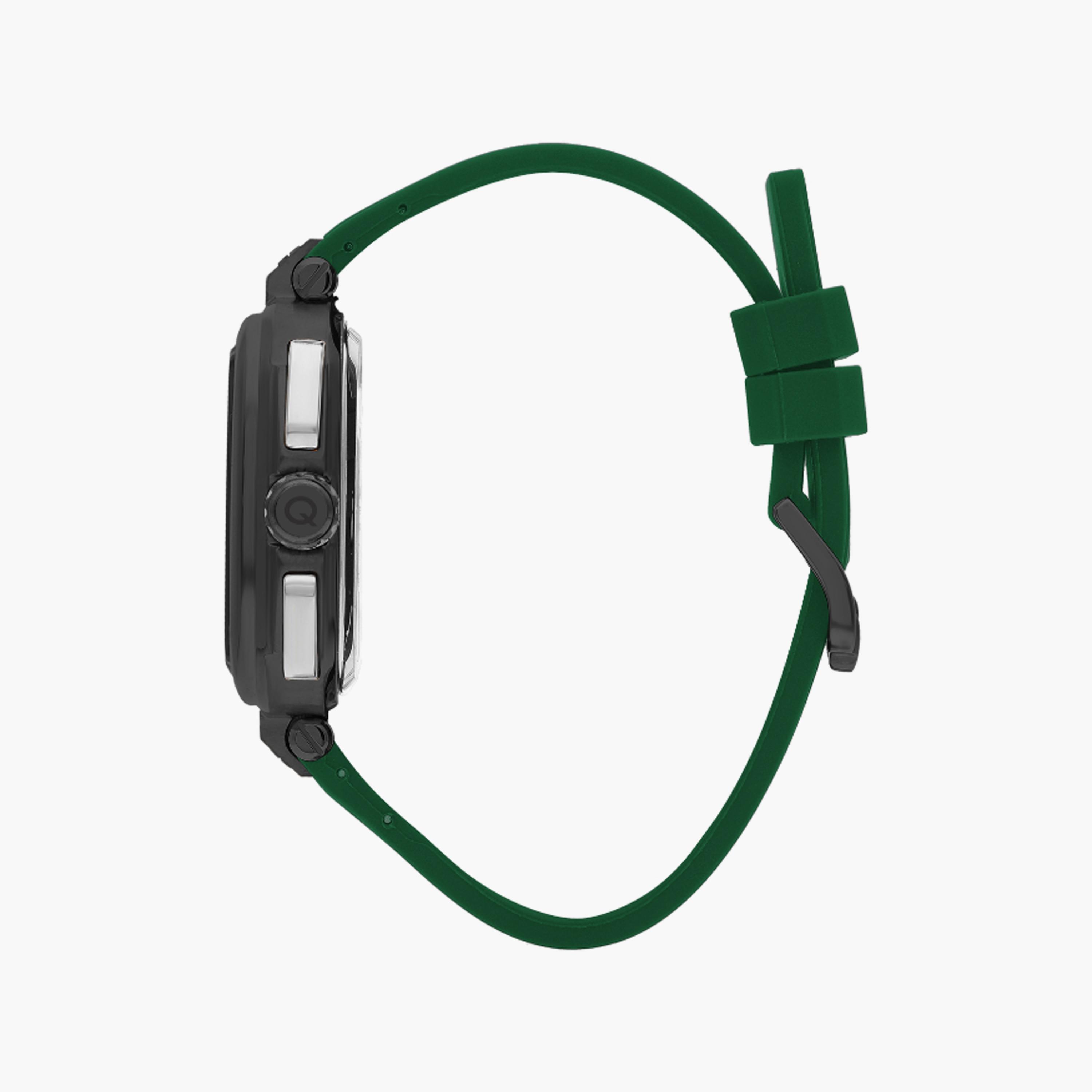 Quantum Men's 44 MM Green Multi-Function Silicone Watch | PWG1014.075-men-watchesandjewellery-watches-image-2