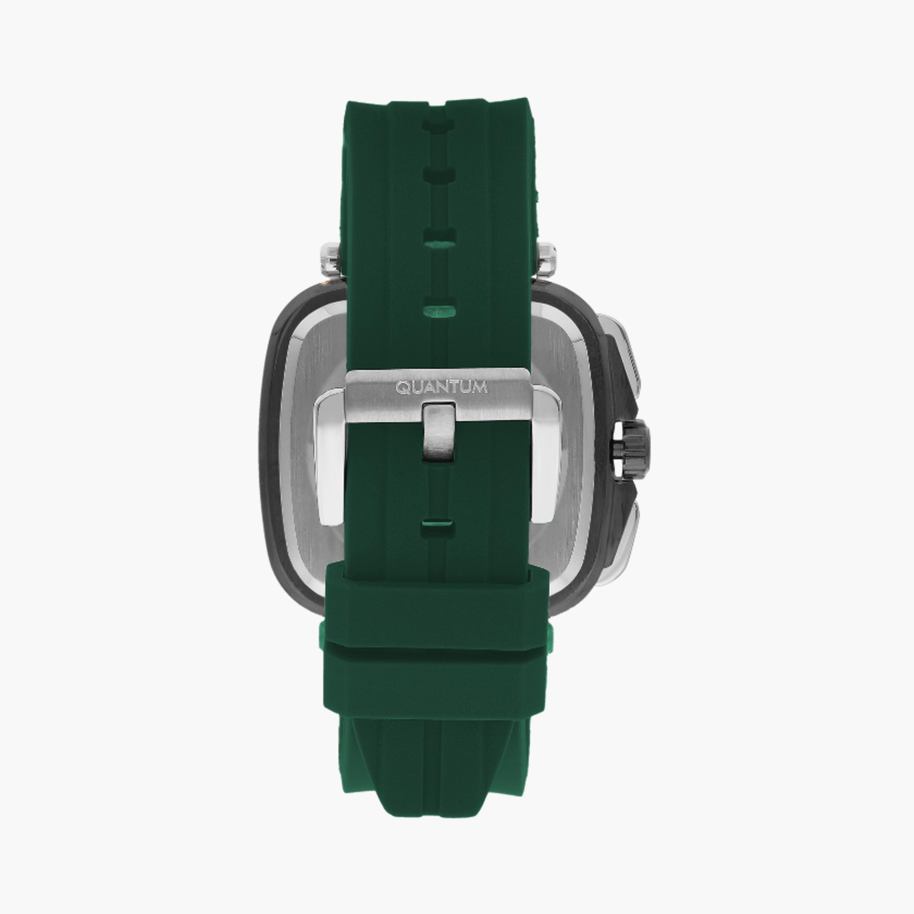 PWG1014.075 | ساعة للرجال متعددة الوظائف بسوار سيليكون من كوانتوم اخضر مقاس 44 مم-men-watchesandjewellery-watches-image-3