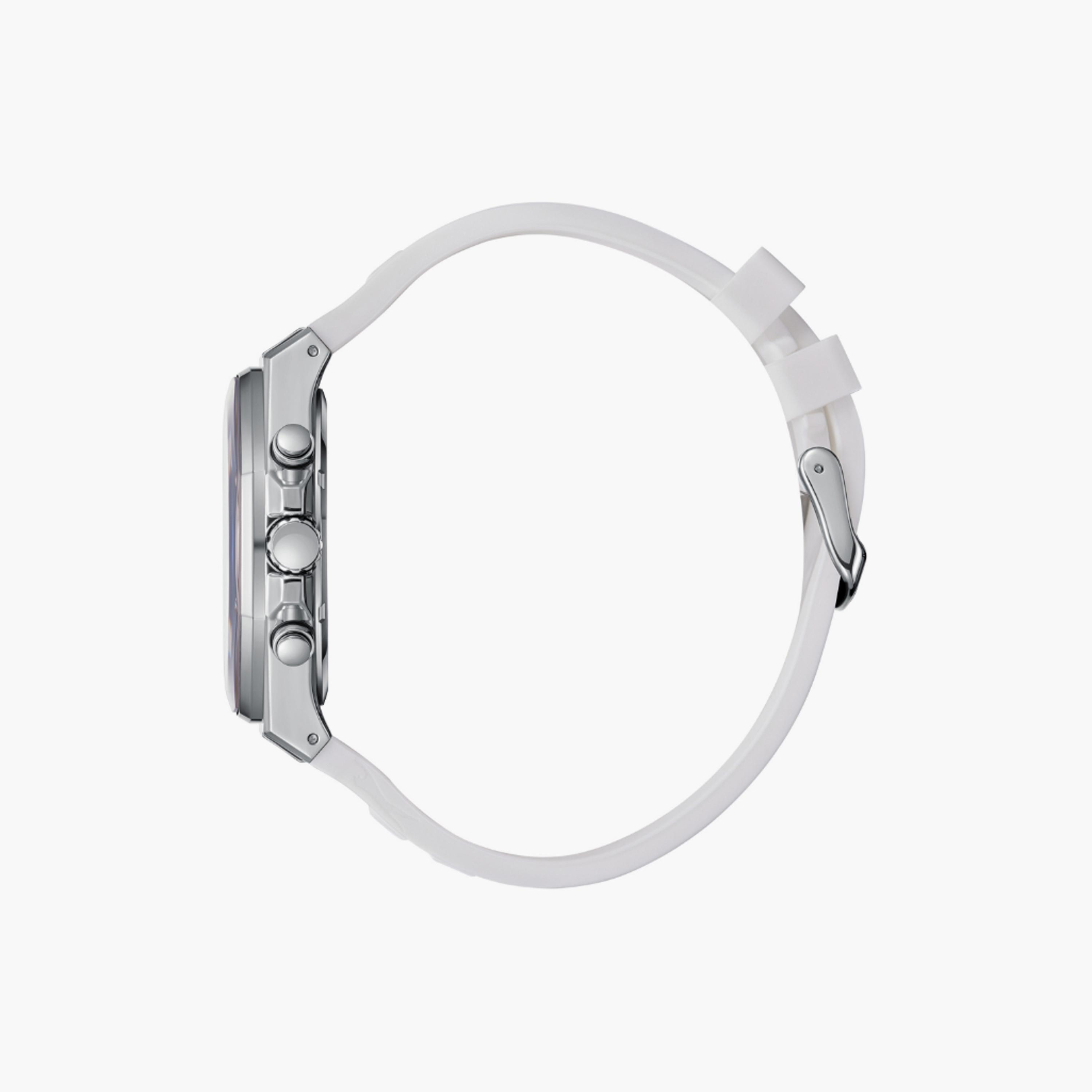Slazenger Men's 44 MM White Multi-Function Silicone Watch | SL.9.2390.2.05-men-watchesandjewellery-watches-image-2