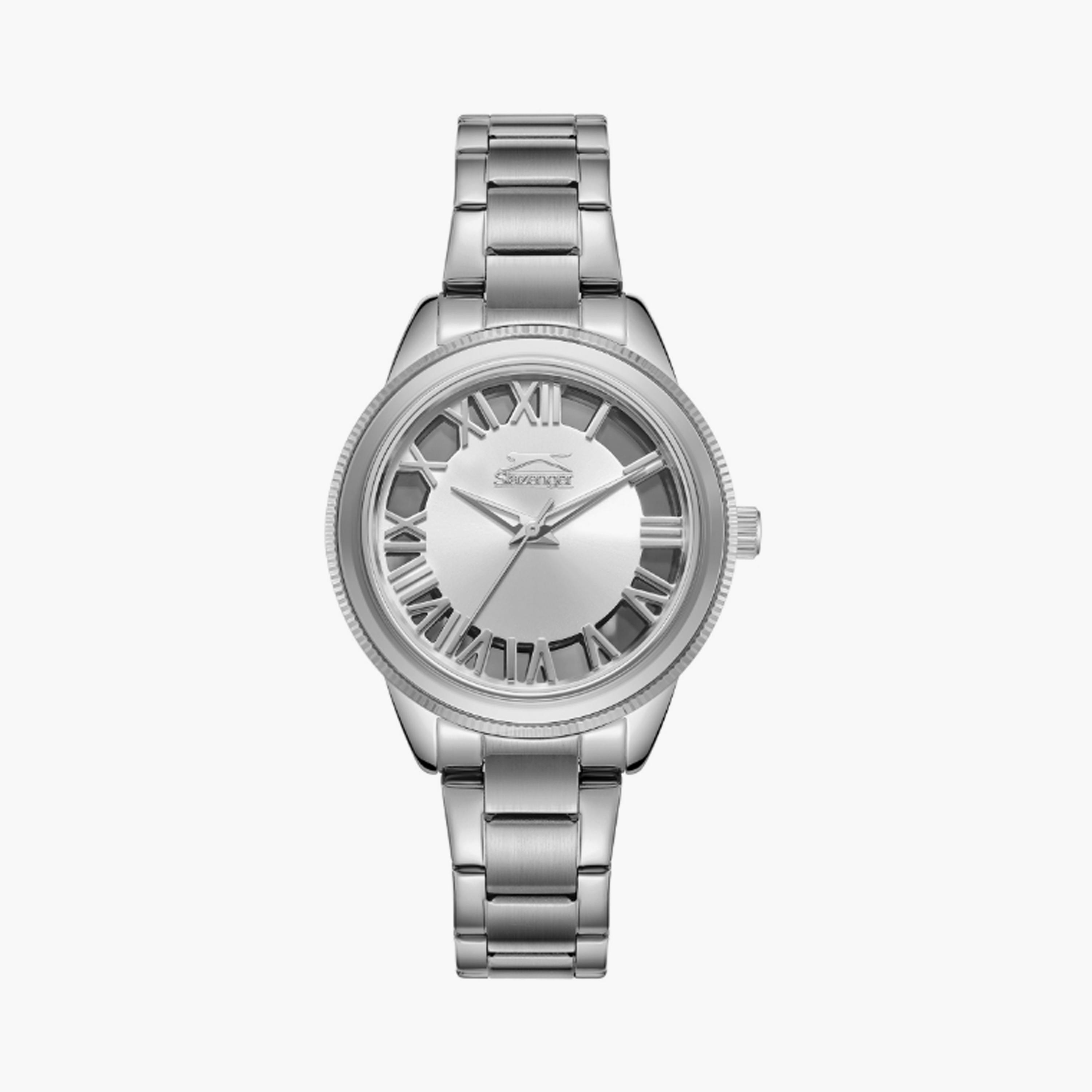Slazenger Women's 35 MM Silver Analog Stainless Steel Watch | SL.9.2339.3.01-women-watchesandjewellery-watches-image-1