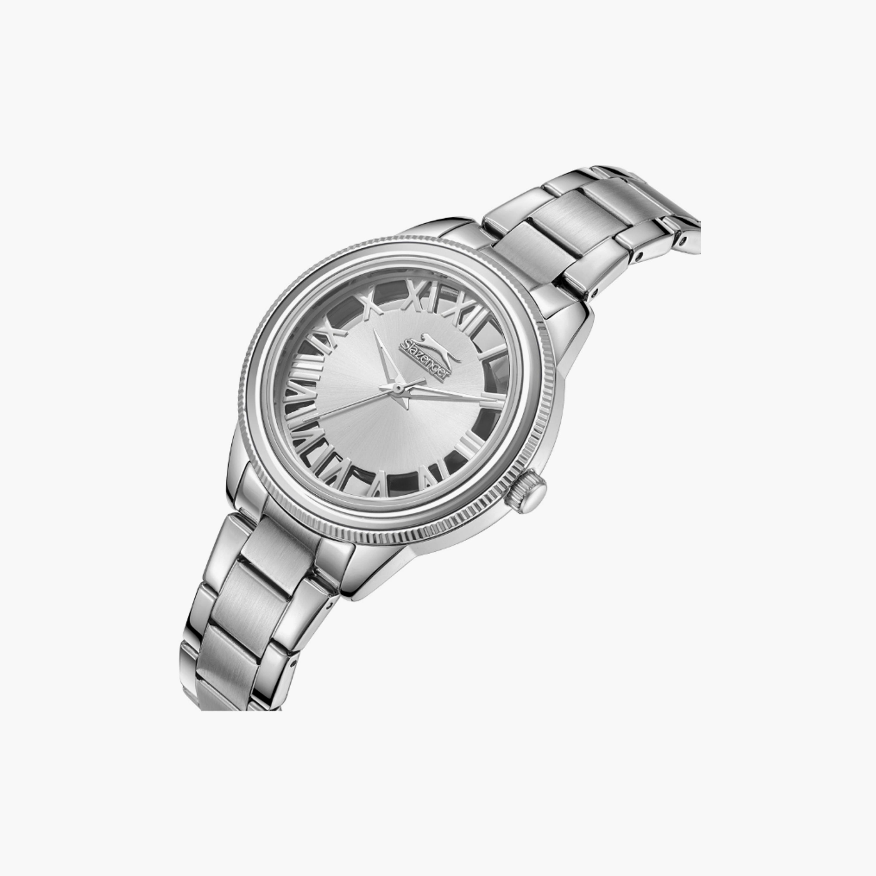 Slazenger Women's 35 MM Silver Analog Stainless Steel Watch | SL.9.2339.3.01-women-watchesandjewellery-watches-image-4