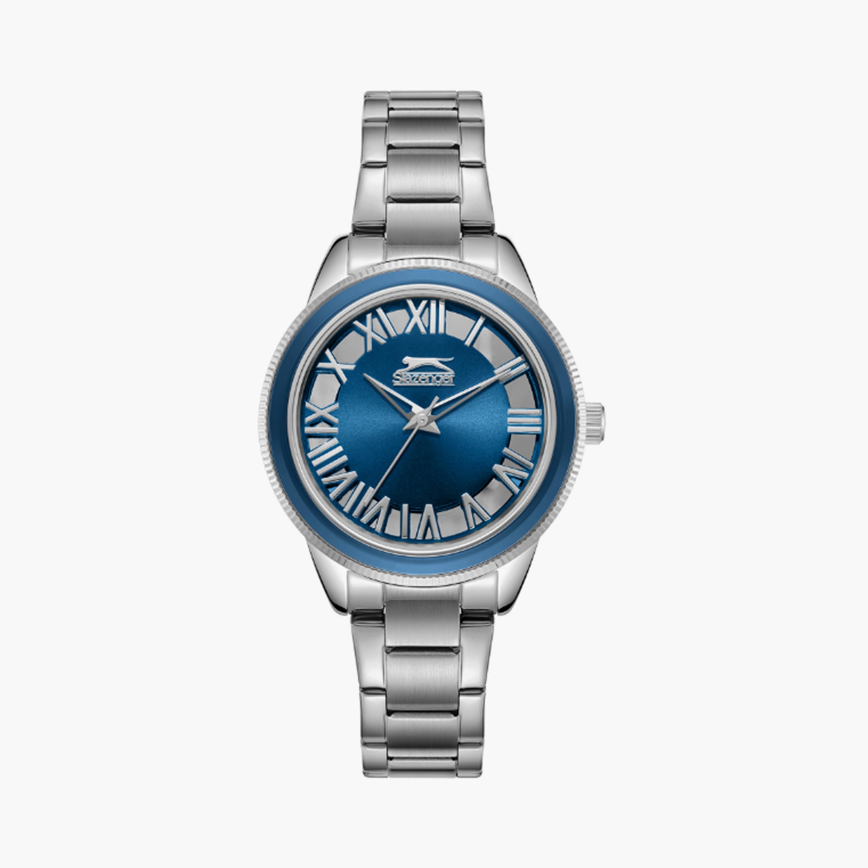SL.9.2339.3.03 | سلازنغر ساعة حريمي انالوج وسوار ستانلس ستيل فضي مقاس 35 مم-women-watchesandjewellery-watches-image-1