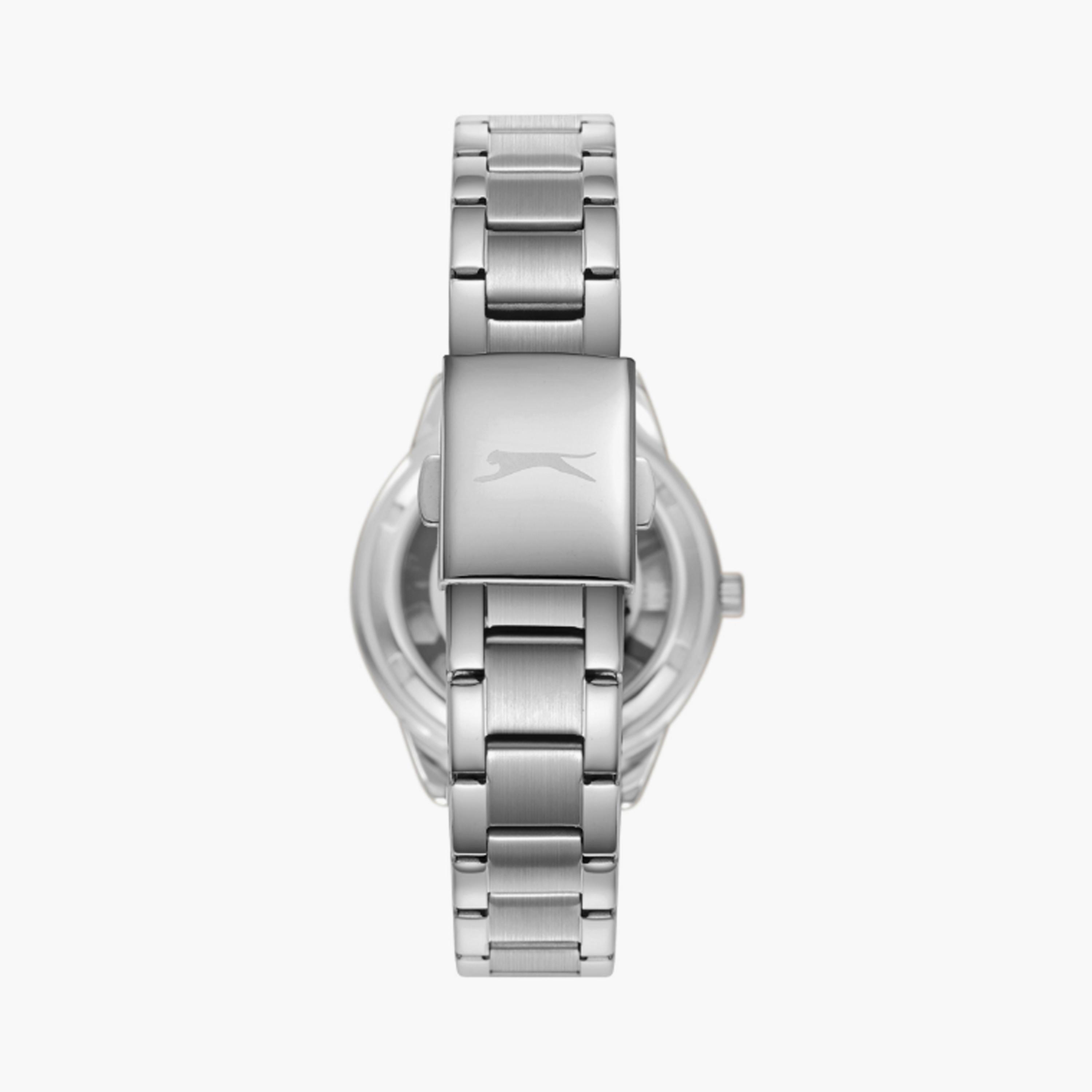 SL.9.2339.3.03 | سلازنغر ساعة حريمي انالوج وسوار ستانلس ستيل فضي مقاس 35 مم-women-watchesandjewellery-watches-image-3