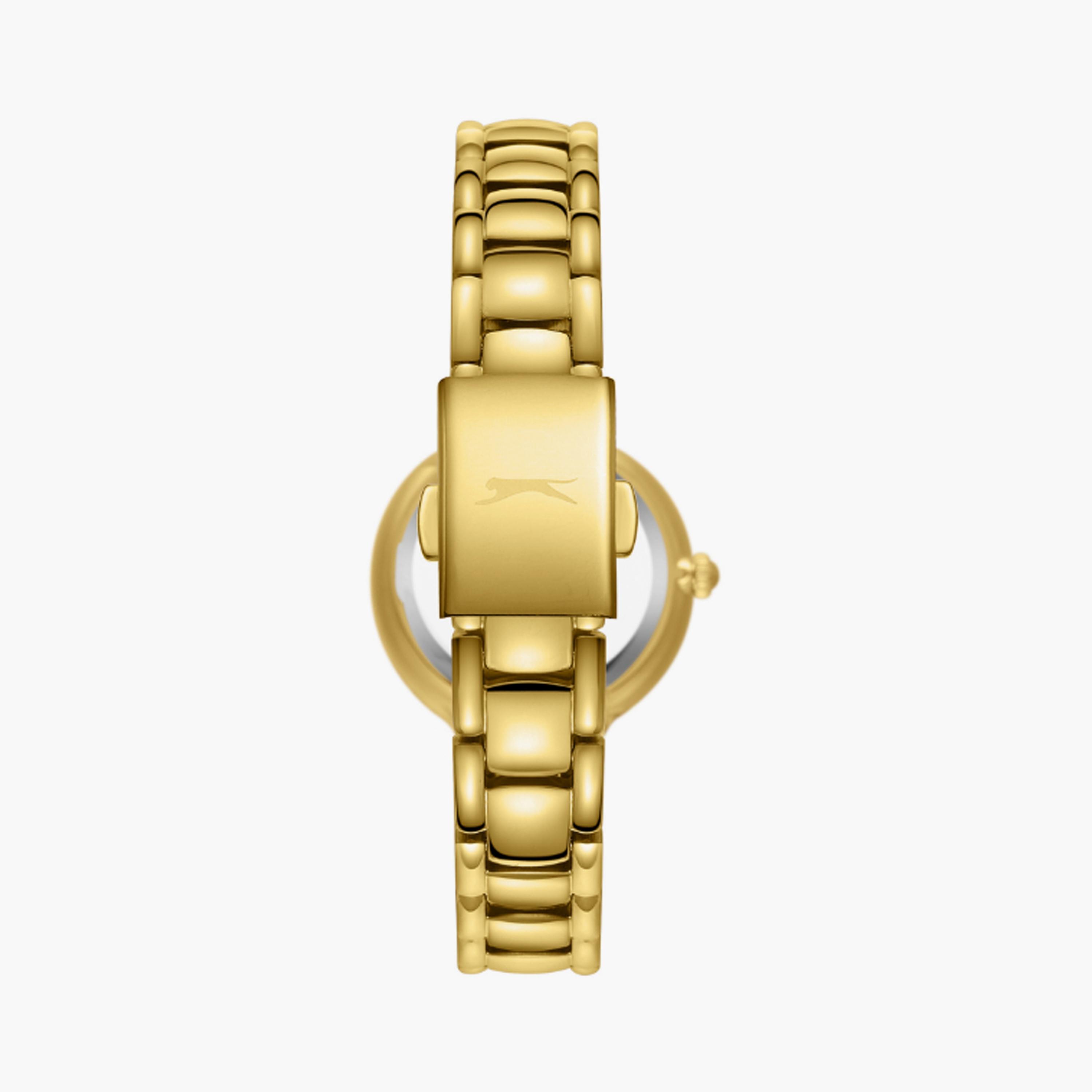 SL.9.2335.3.01 | سلازنغر ساعة حريمي انالوج وسوار ستانلس ستيل ذهبي مقاس 30 مم-women-watchesandjewellery-watches-image-3
