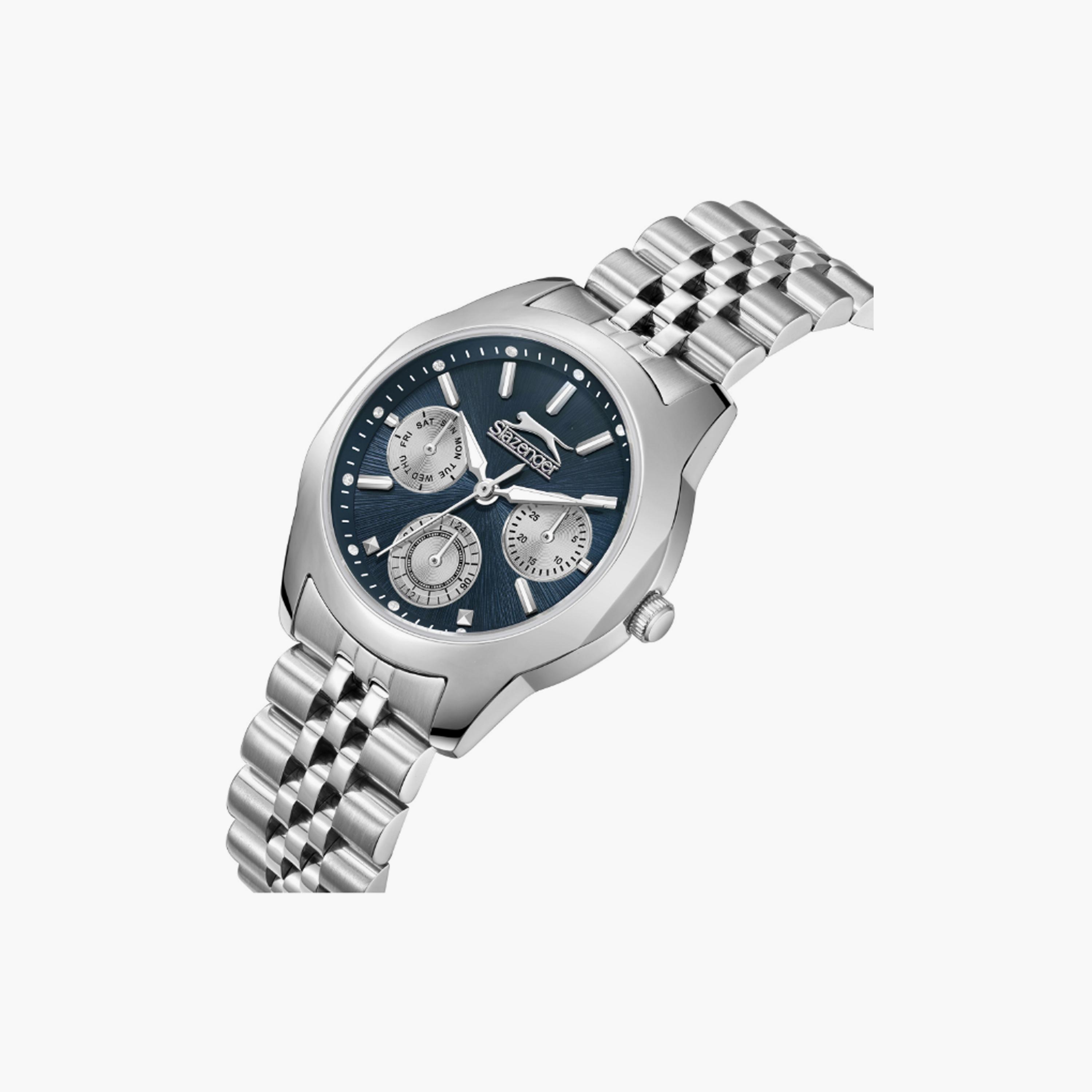 Slazenger Women's 33 MM Silver Multi-Function Stainless Steel Watch | SL.9.2408.4.05-women-watchesandjewellery-watches-image-4
