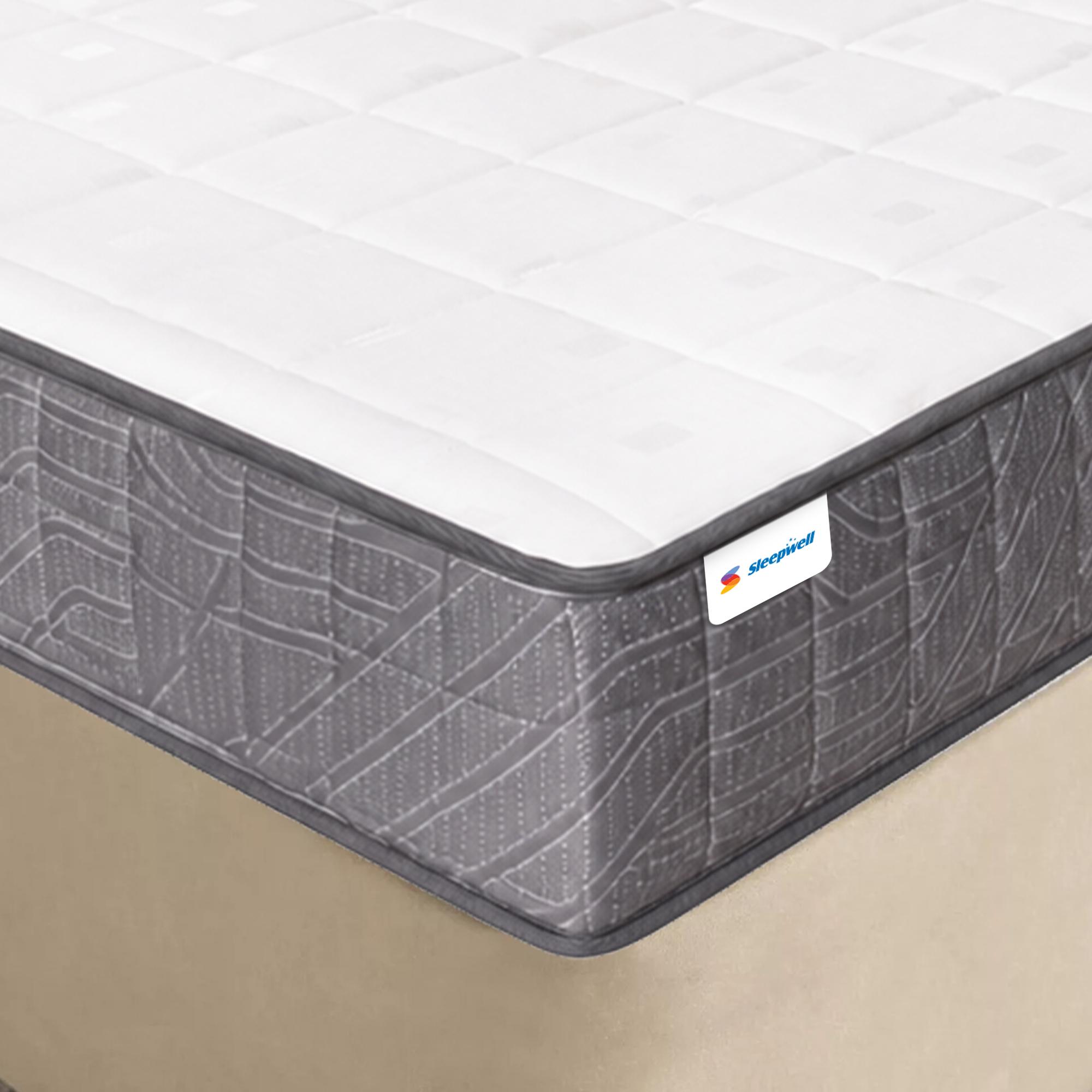 Sleepwell Durafirm Classic Orthopedic Extra-Firm 3-Layer Foam King Mattress - 200x180x15 cm