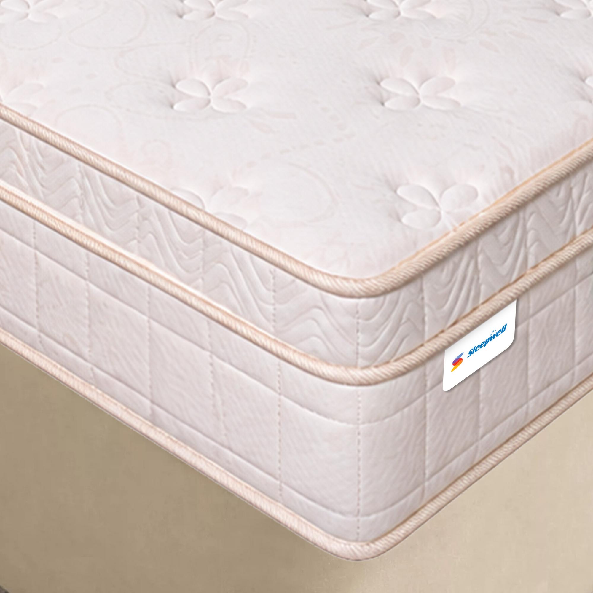 Sleepwell Pro Fitrest Classic Acuprofile Back Support PU Foam Super King Mattress - 200x200x20 cm