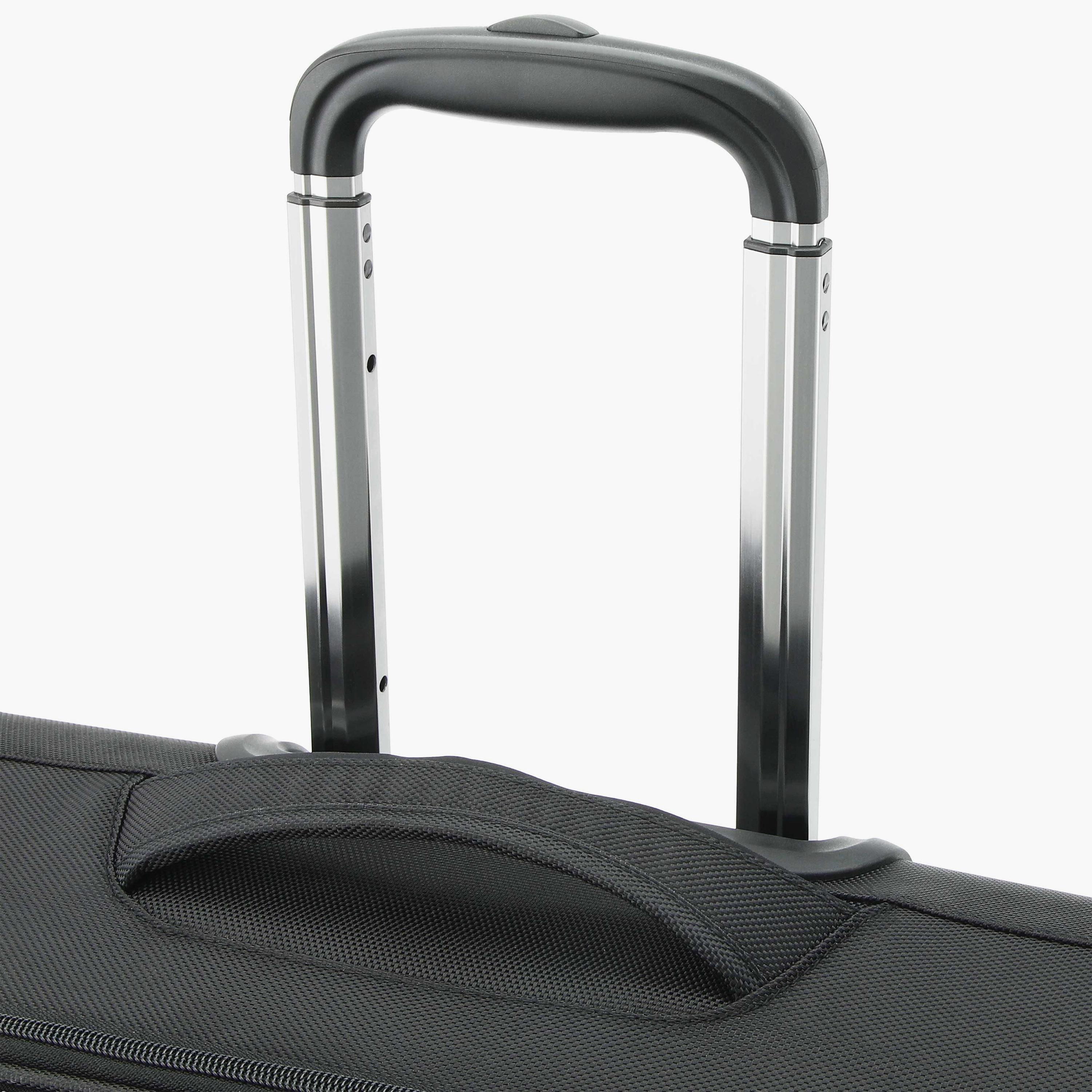 Senator 43 CM Small Cabin Polyester Soft Sided 4-Wheeler Spinner Pilot Trolley Bag with TSA Lock-travel-luggagesandbags-luggage-image-5