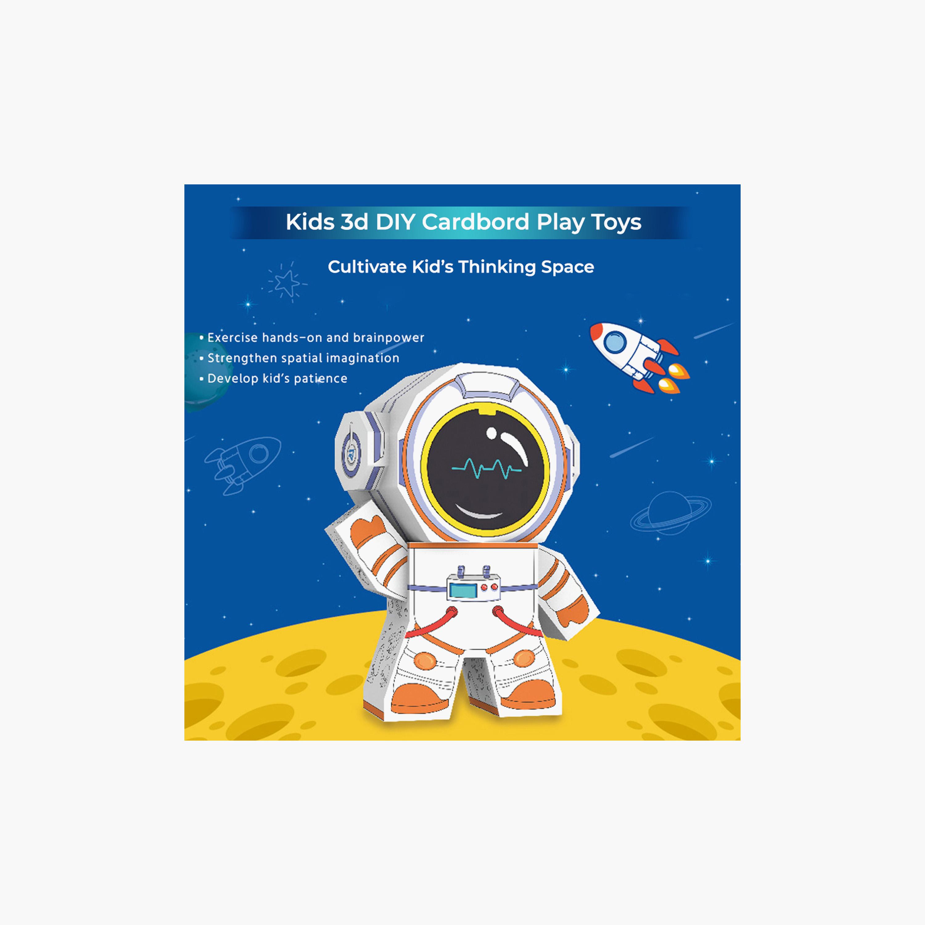Eazy Kids DIY Creative Kit with 3-Piece Pans - Spaceman - 3 Years+-school-artsandcrafts-image-3