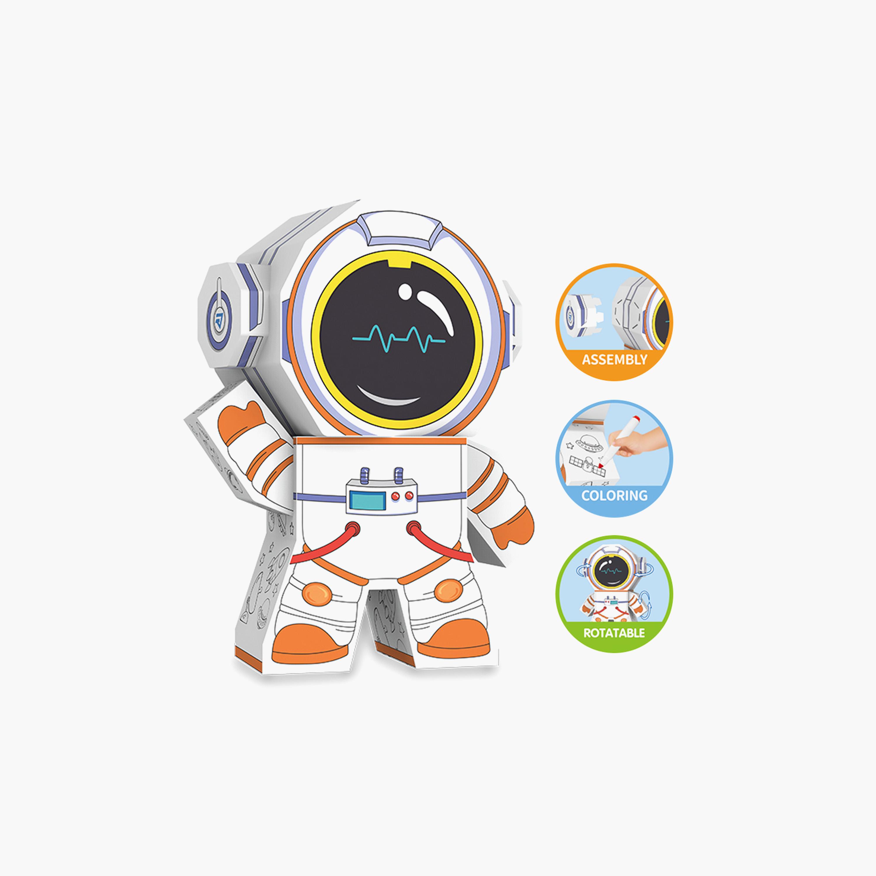 Eazy Kids DIY Creative Kit with 3-Piece Pans - Spaceman - 3 Years+-school-artsandcrafts-image-5
