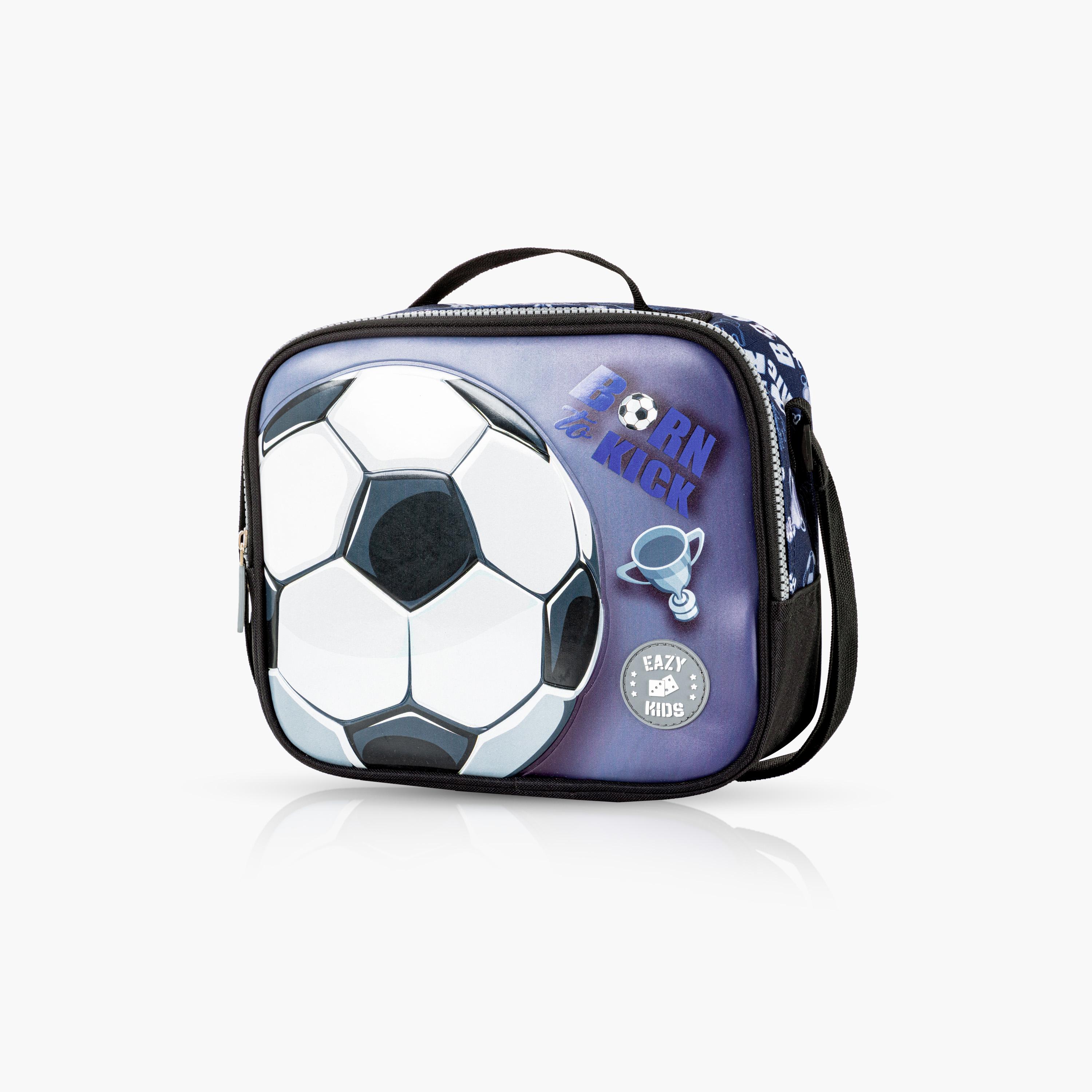 Eazy Kids 4-Piece Backpack with Trolley, Lunch Bag & Pencil Case - 18 Inch - Football - Blue-school-bagsandbackpacks-trolleybags-image-11