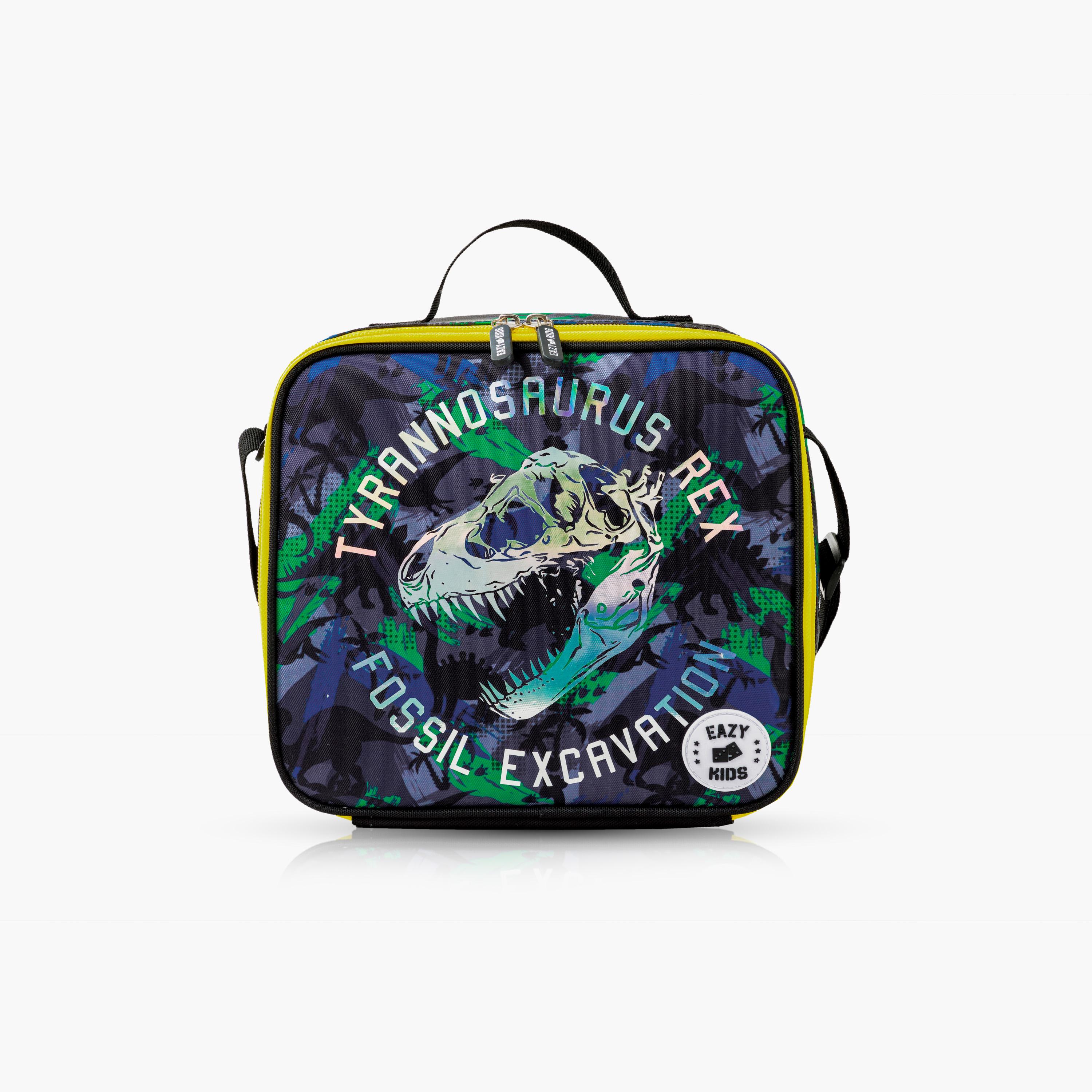 Eazy Kids 4-Piece Backpack with Trolley, Lunch Bag & Pencil Case - 17 Inch - T-Rex - Multicolour-school-bagsandbackpacks-trolleybags-image-11