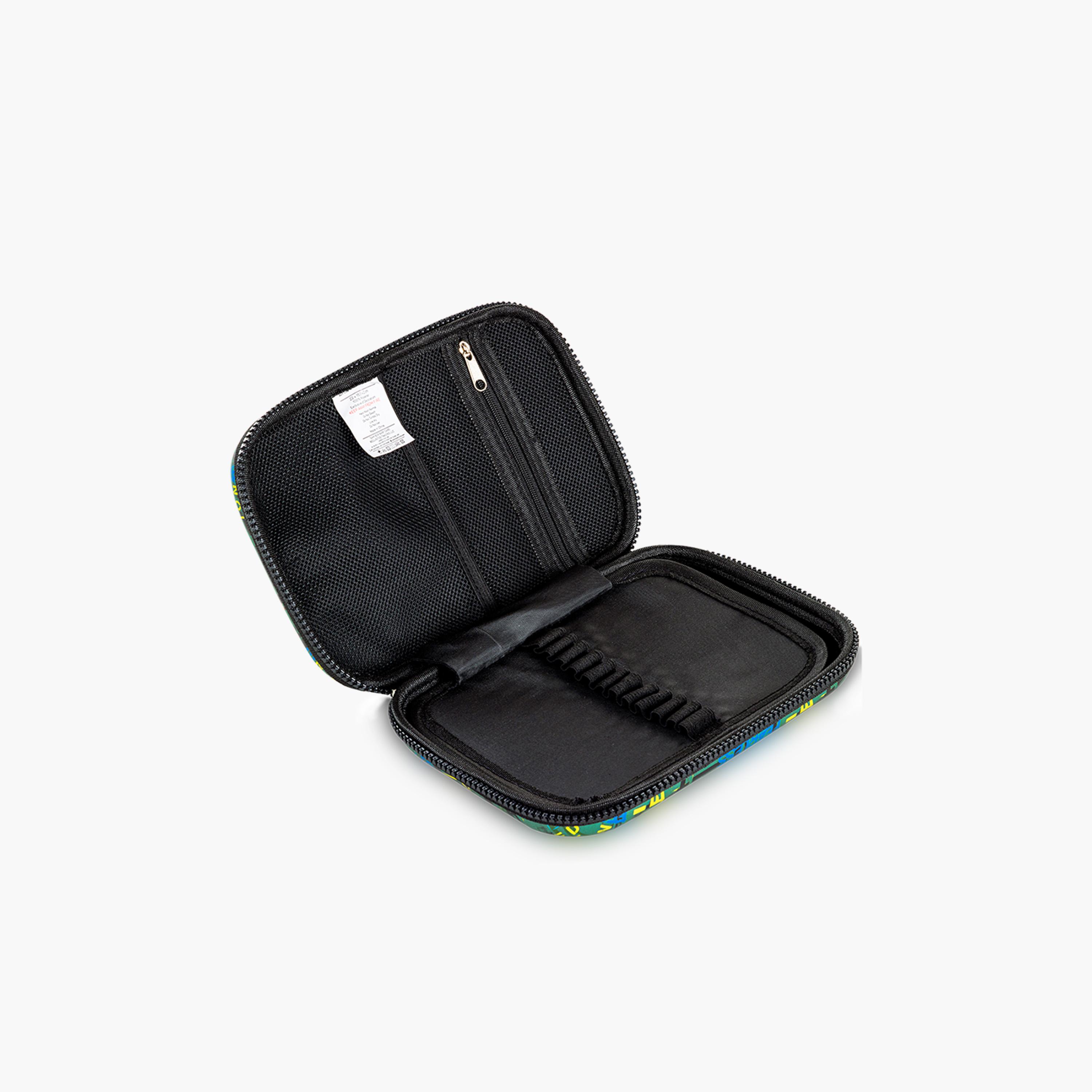 Eazy Kids School Bag with Trolley & Pencil Case - 16 Inch - Dino - Green-school-bagsandbackpacks-trolleybags-image-14