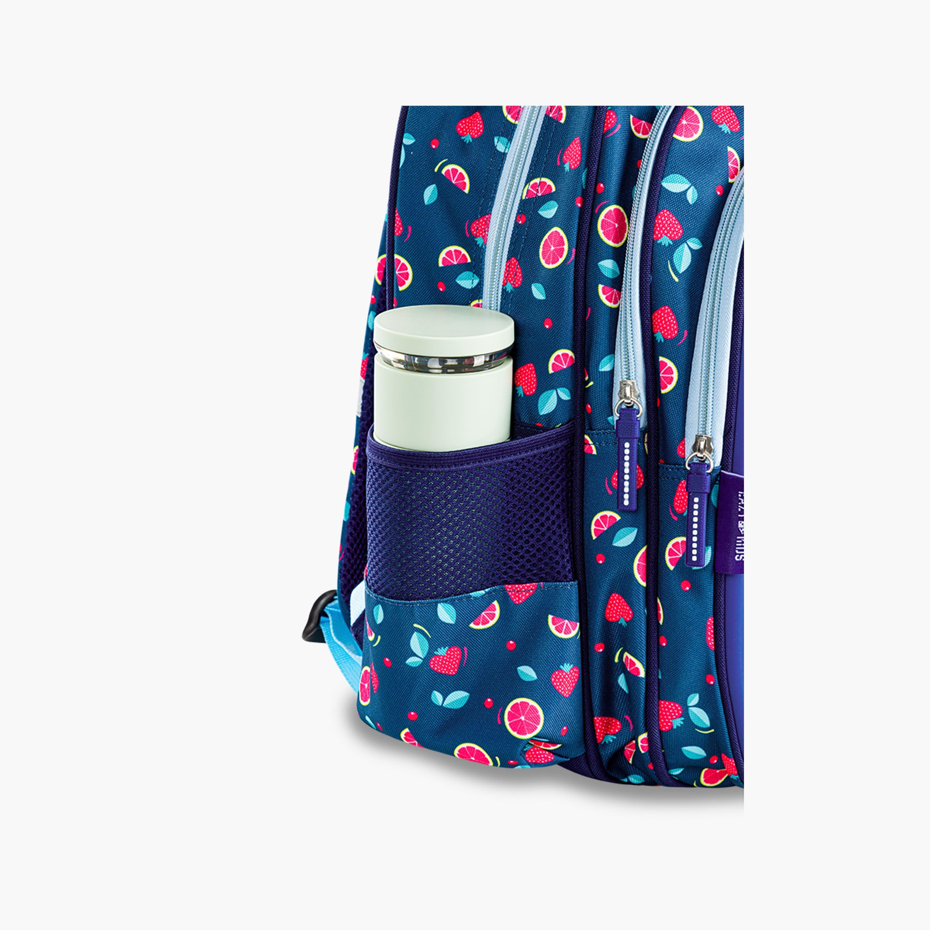 حقيبة مدرسية إيزي كيدز مع عربة وحافظة أقلام - 16 بوصة - لون توتي - أزرق-school-bagsandbackpacks-trolleybags-image-10