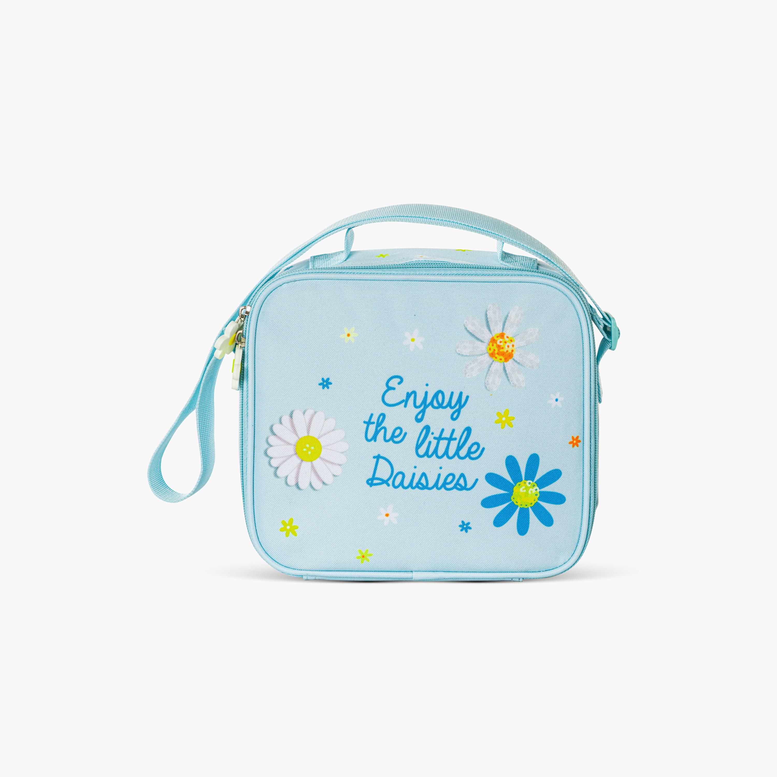Eazy Kids School Bag with Trolley, Lunch Bag & Pencil Pouch - 17 Inch - Little Daisy - Green-school-bagsandbackpacks-trolleybags-image-13
