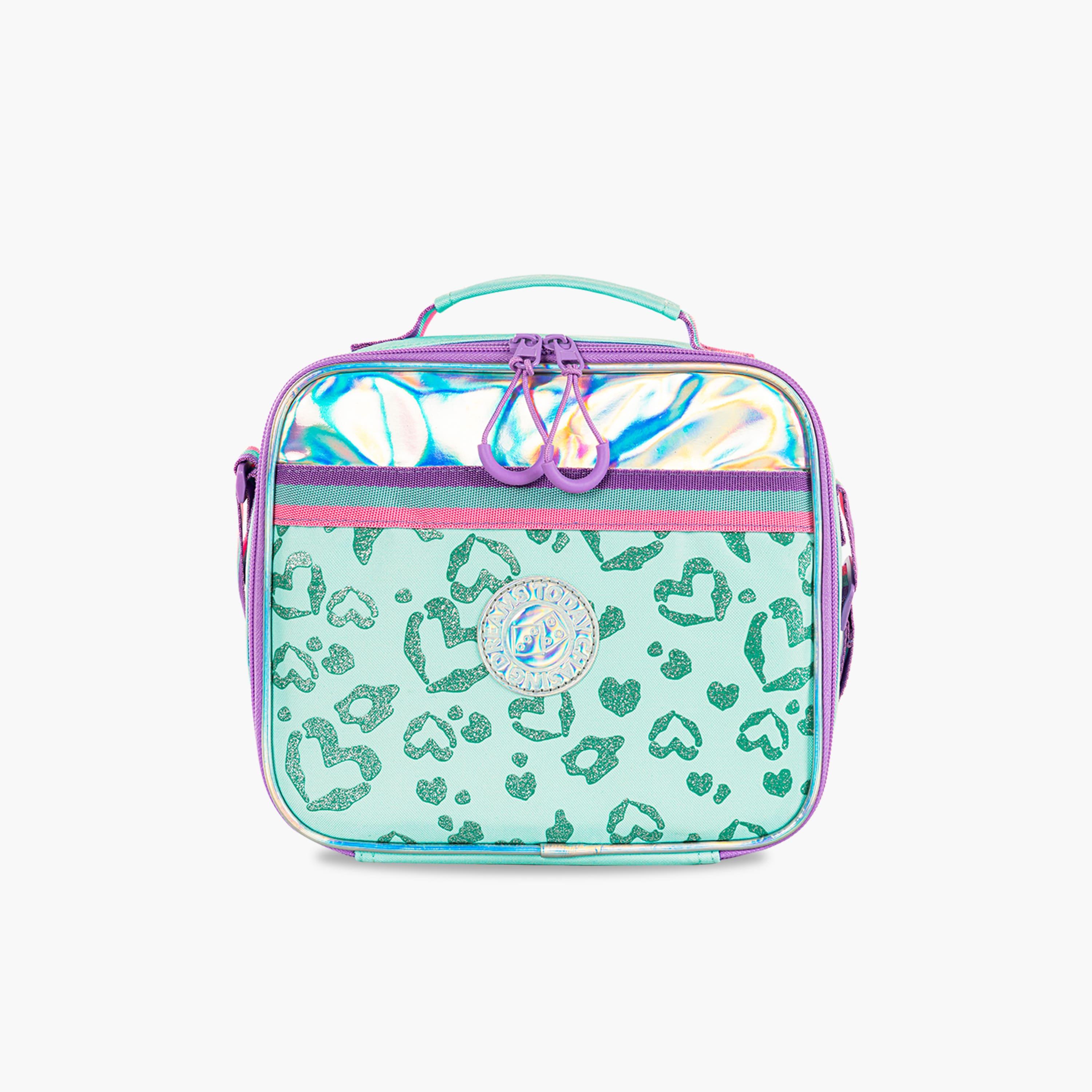 Eazy Kids School Bag with Trolley, Lunch Bag & Pencil Pouch - 17 Inch - Love - Green-school-bagsandbackpacks-trolleybags-image-14
