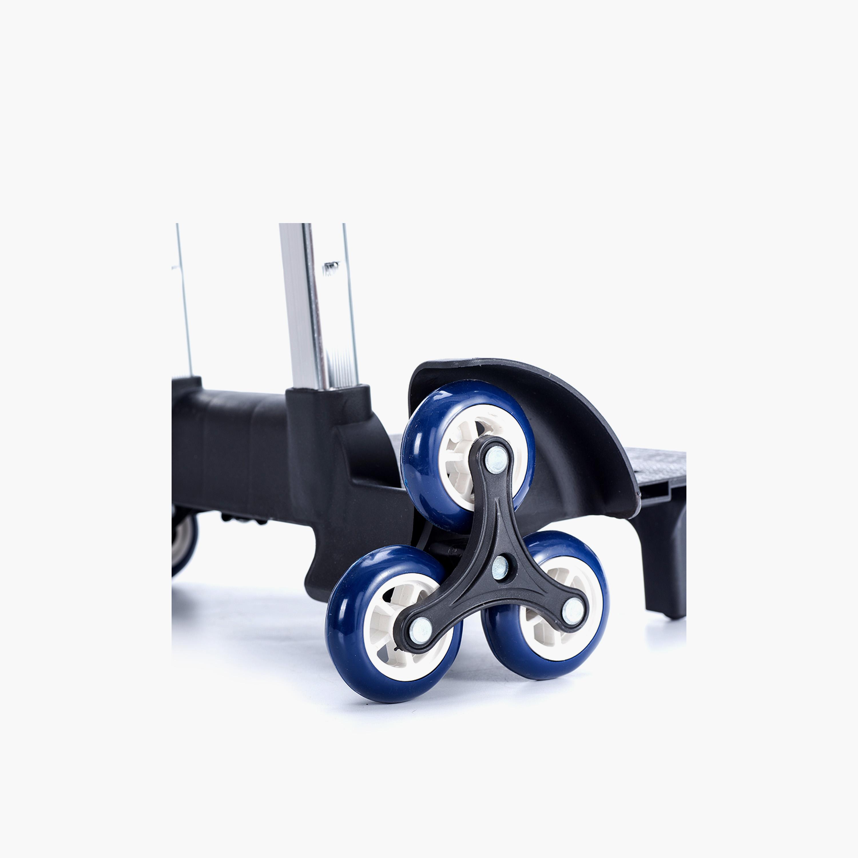 حقيبة مدرسية ثلاثية الأبعاد من نوفا كيدز مع عربة - 16.5 بوصة - رائد فضاء - أزرق-school-bagsandbackpacks-trolleybags-image-9