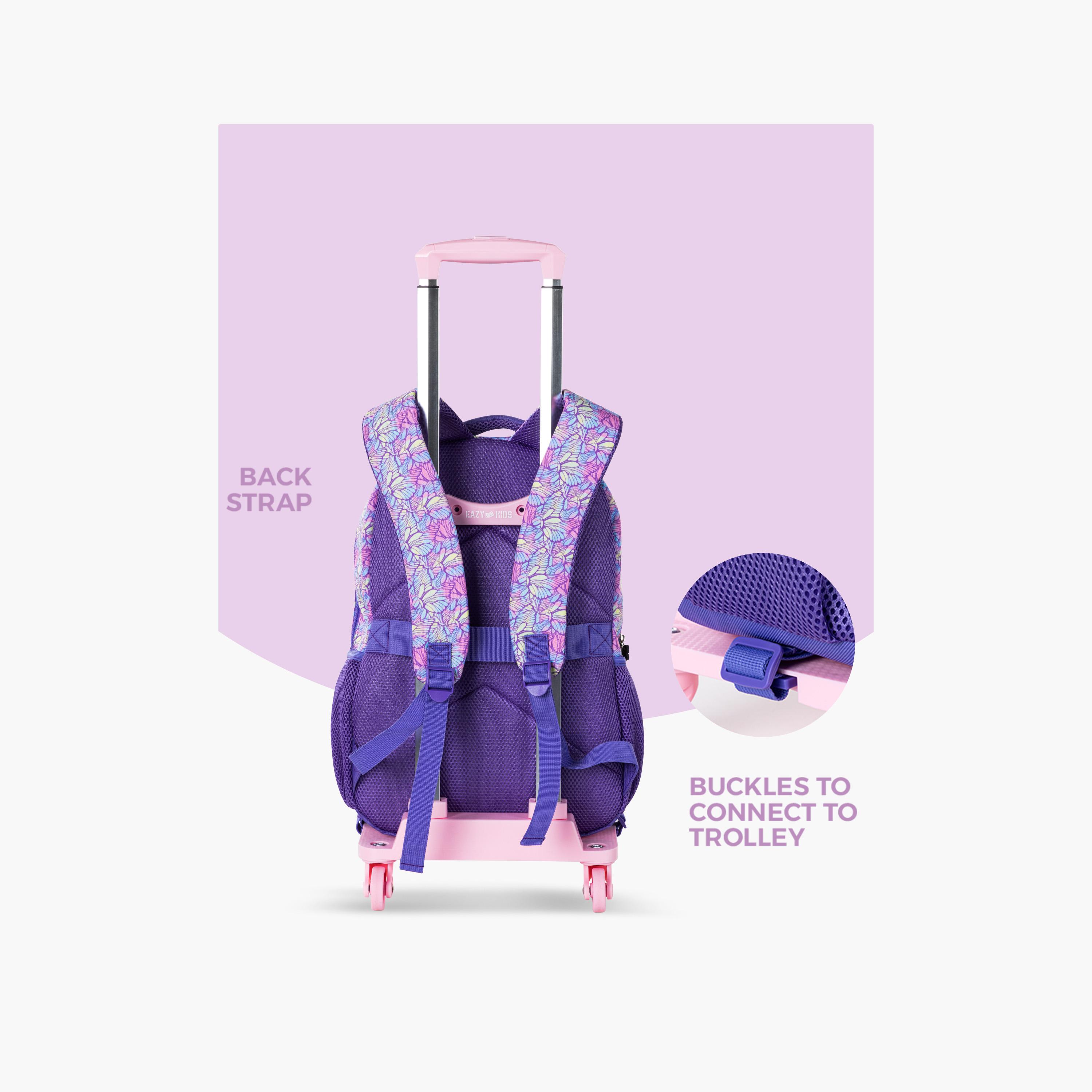 Eazy Kids 9-Piece Backpack Set - 18 Inch - 3D Butterfly - Purple-school-bagsandbackpacks-trolleybags-image-13