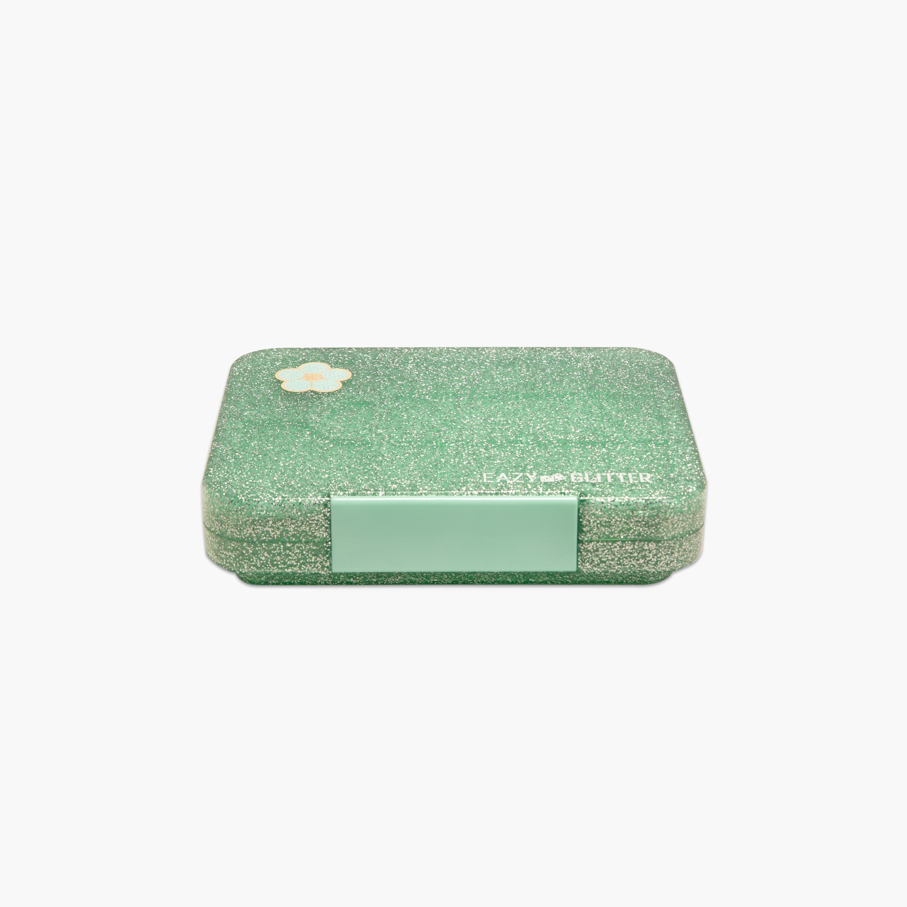 Eazy Kids 6 & 4 Convertible Bento Lunch Box - Glitter - Green-school-lunchessentials-lunchboxes-image-5
