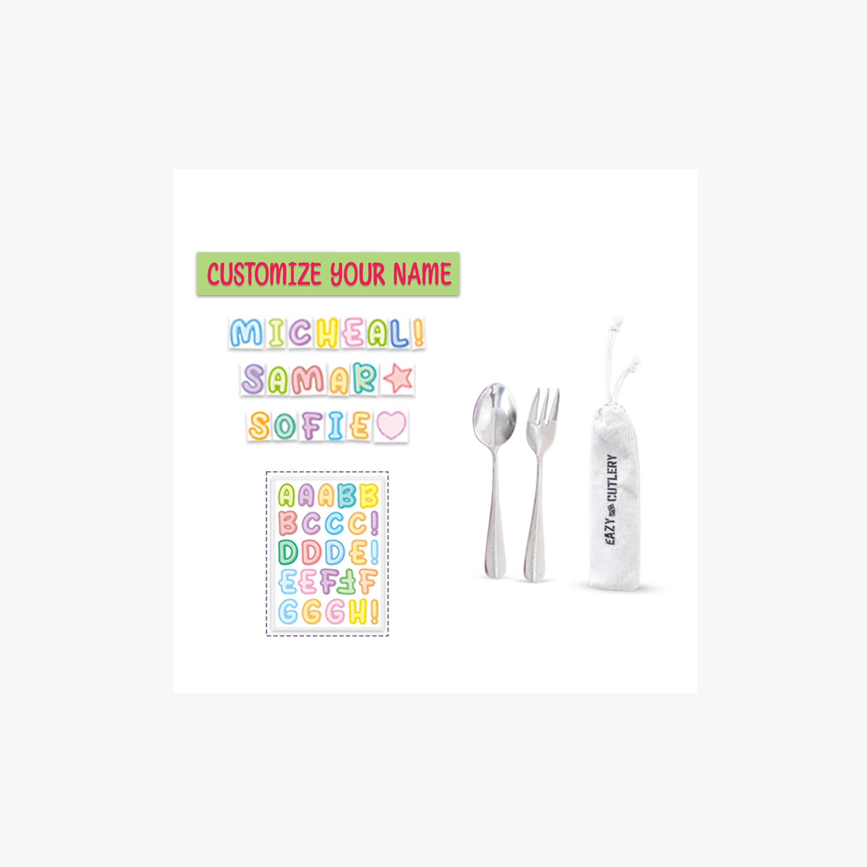 Eazy Kids 6 & 4 Convertible Bento Lunch Box with Accessories - 1160 ml - T-Rex - Grey-school-lunchessentials-lunchboxes-image-7