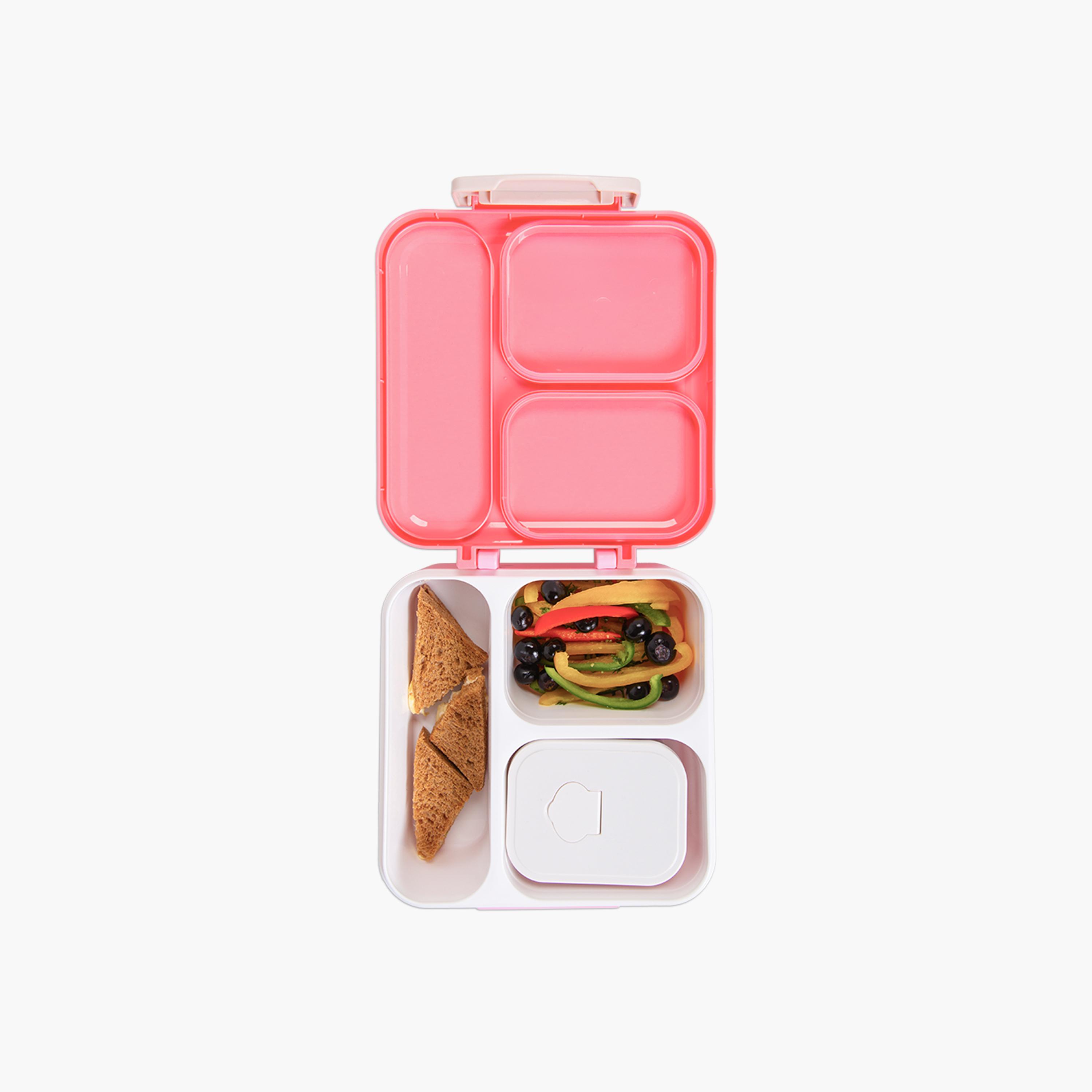 Nova Kids 3-Compartment Bento Lunch Box with Spoon, Fork & Jar - 1500 ml - Unicorn Pink-school-lunchessentials-lunchboxes-image-9