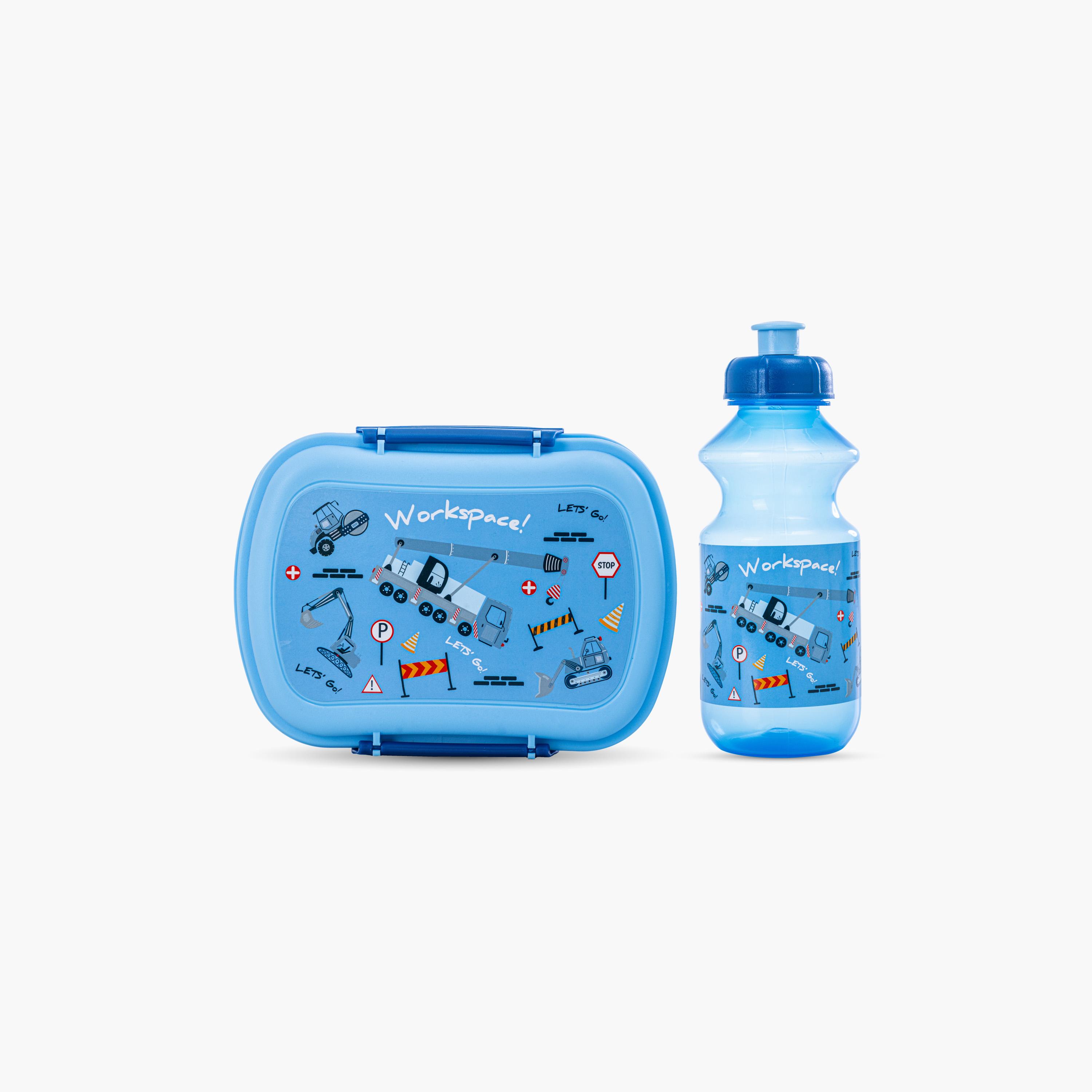 Nova Kids Lunch Bag with Lunch Box & Water Bottle - Workspace - Blue-school-lunchessentials-lunchbags-image-6