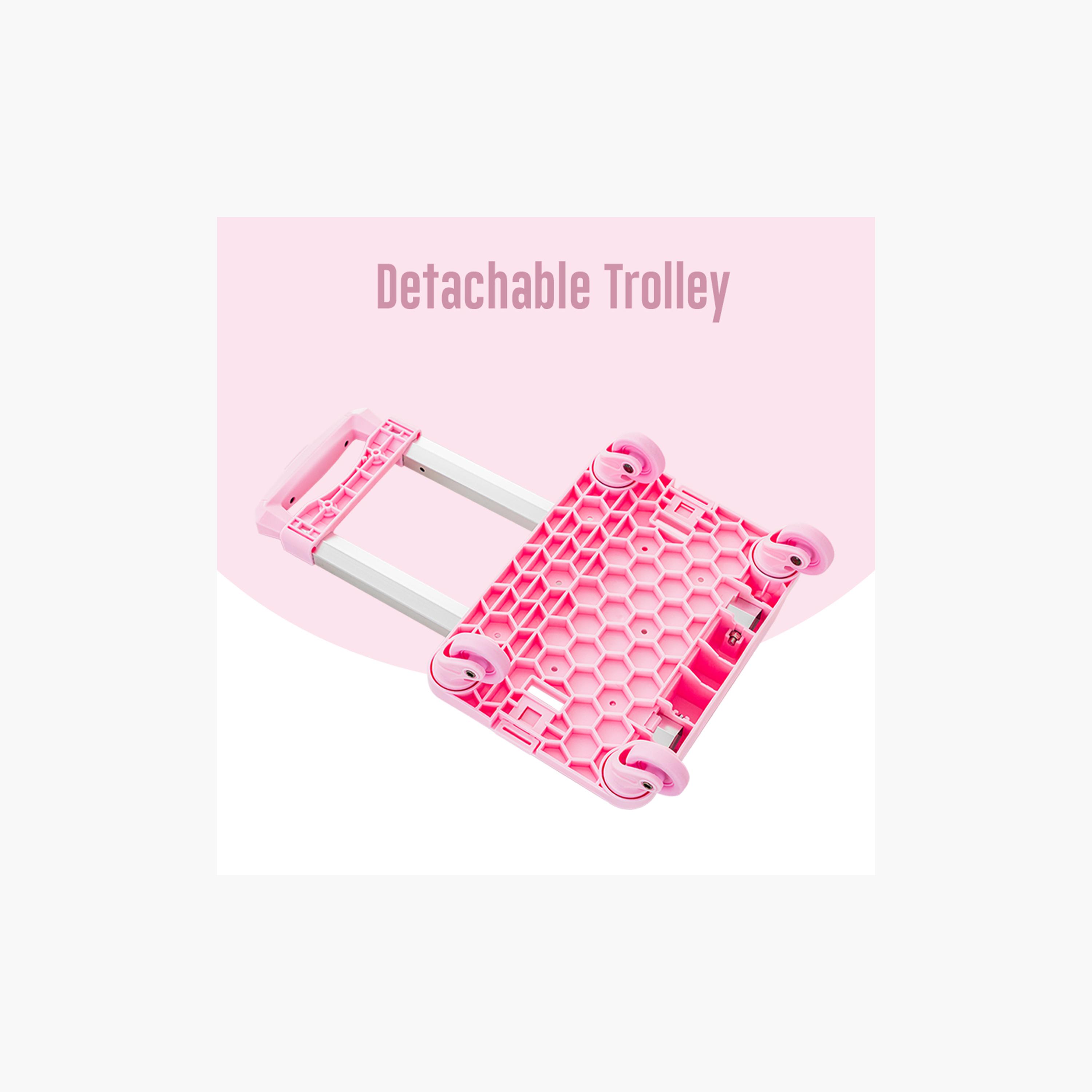 Eazy Kids 4-Wheel School Bag Trolley-school-bagsandbackpacks-trolleybags-image-4