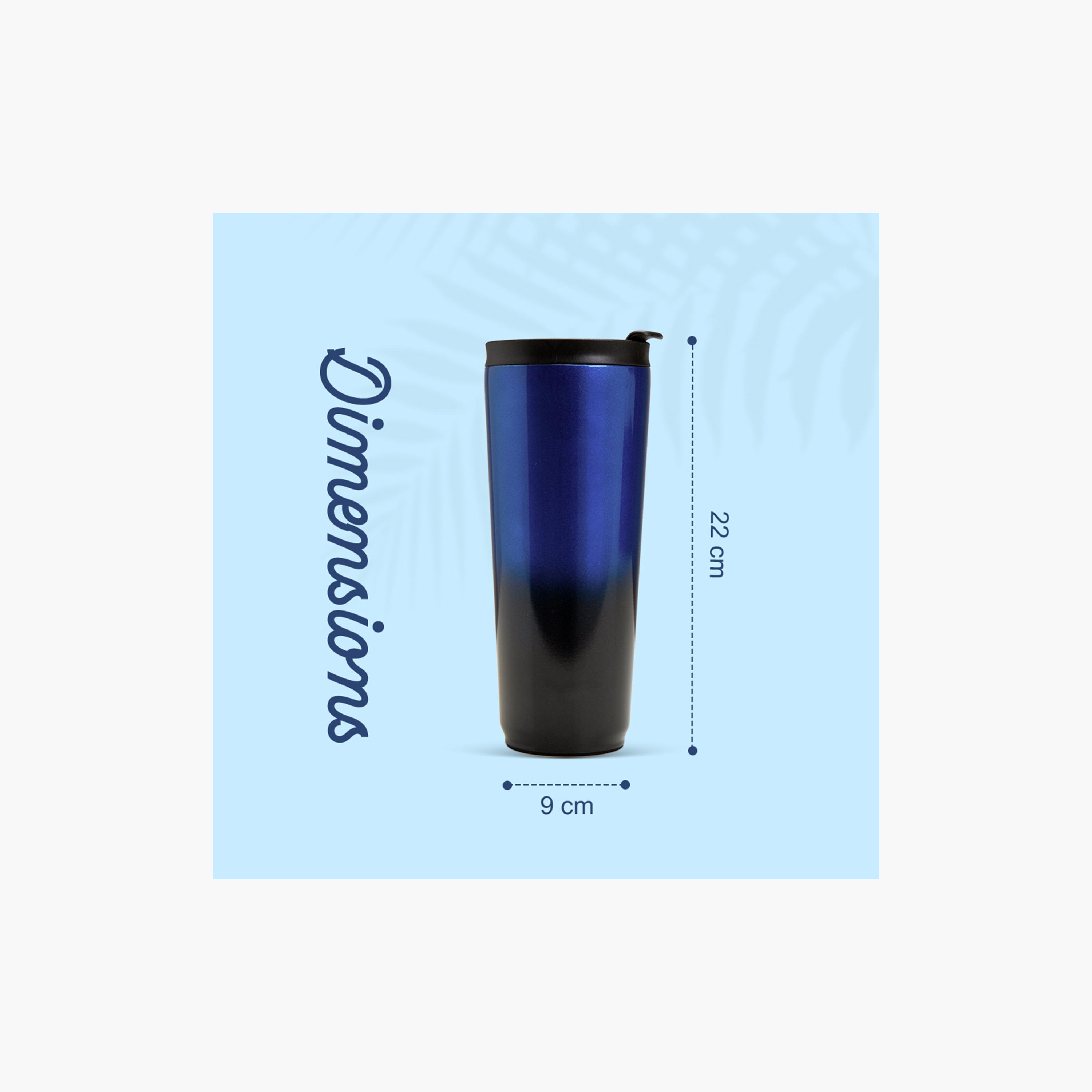 Eazy Kids Stainless Steel Insulated Water Bottle Tumbler - 700 ml - Blue-school-waterbottles-image-16