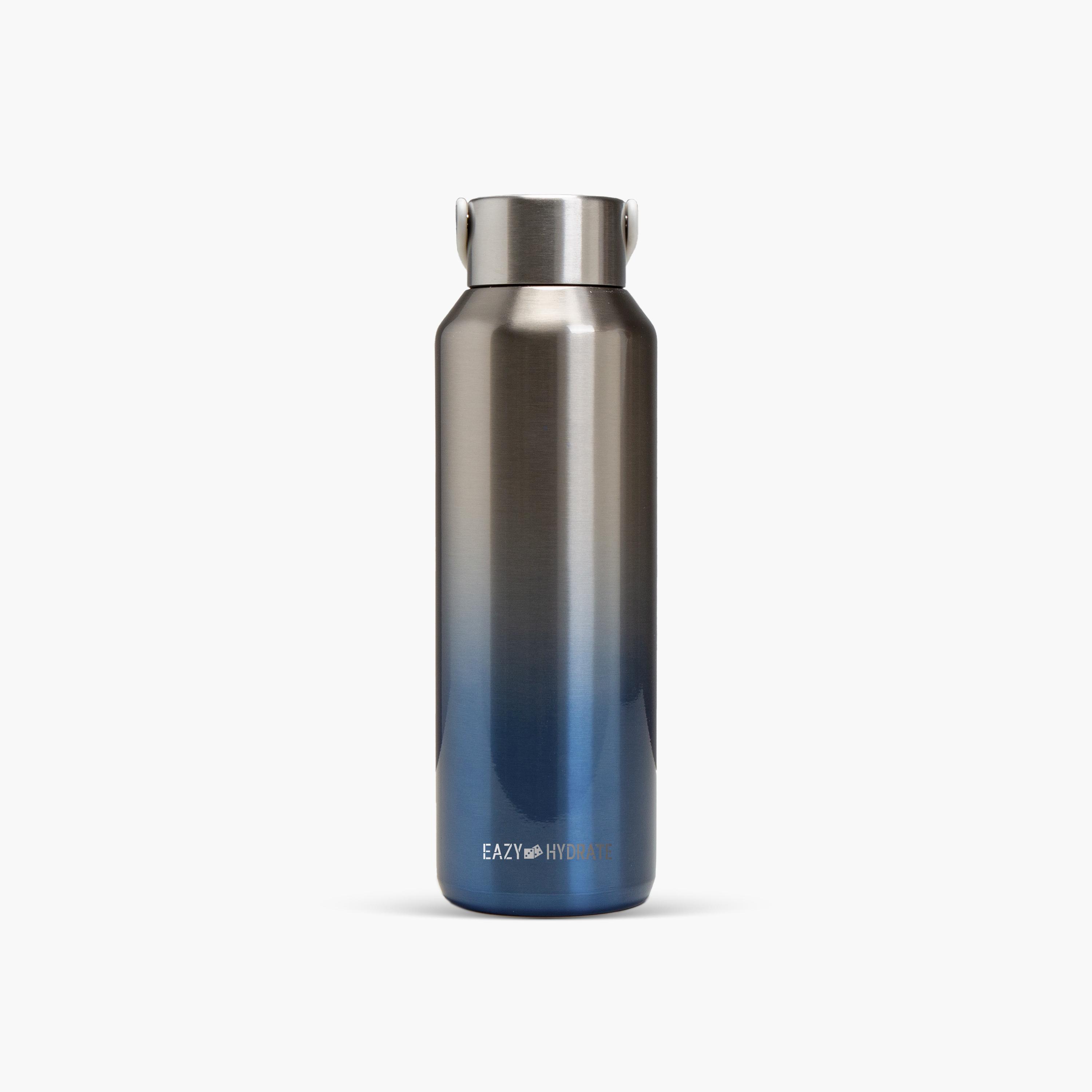 Eazy Kids Stainless Steel Water Bottle - 710 ml - Silver-school-waterbottles-image-1