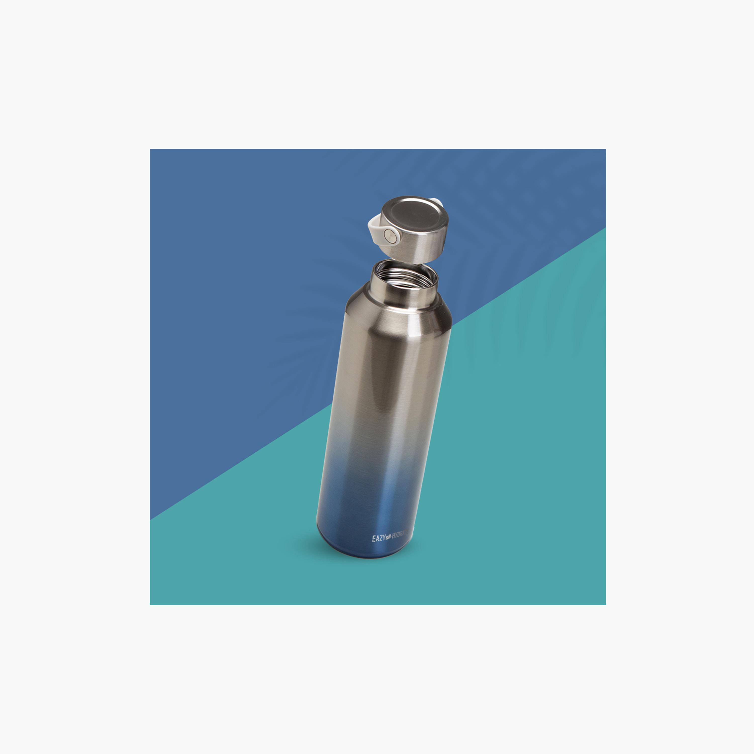 Eazy Kids Stainless Steel Water Bottle - 710 ml - Silver-school-waterbottles-image-5