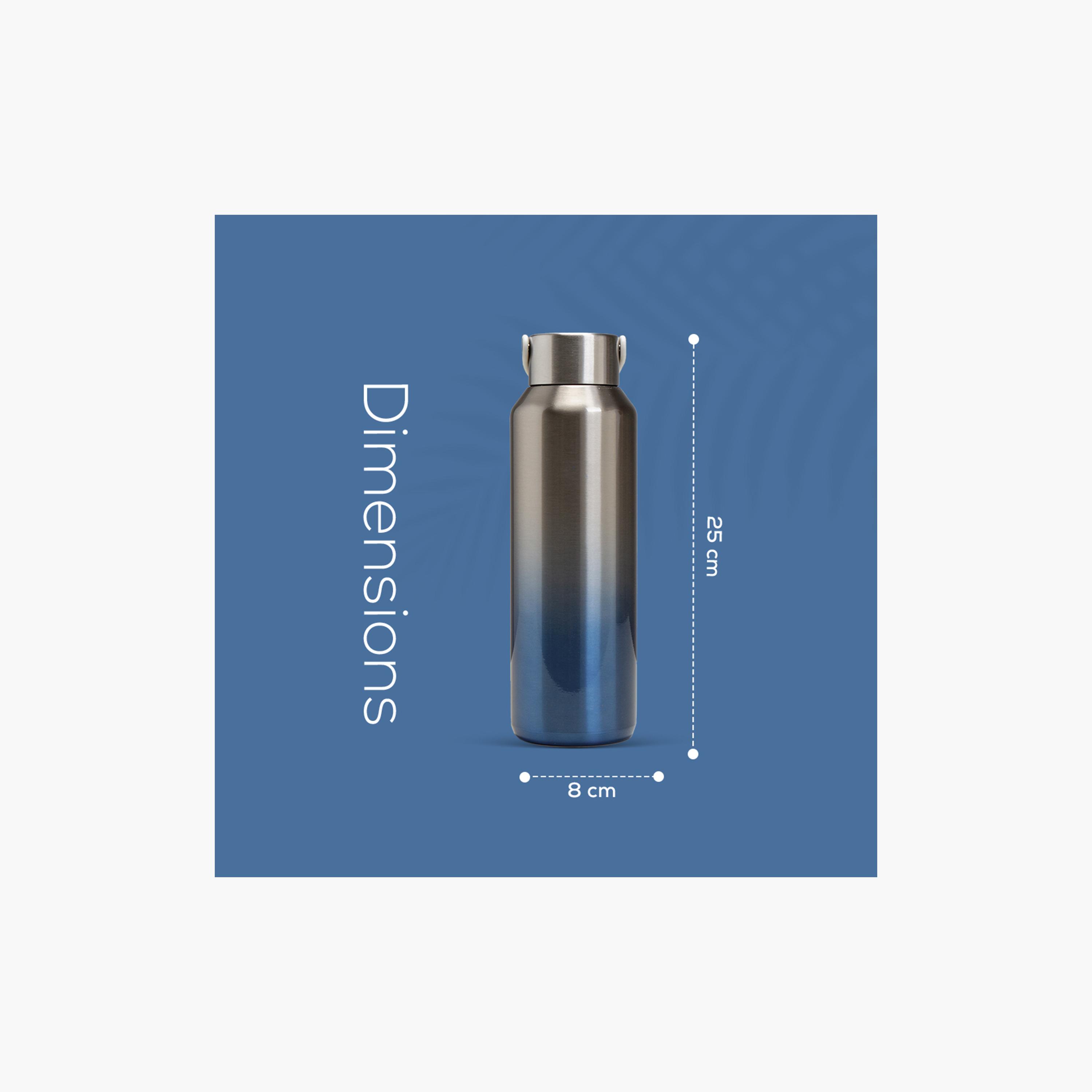 Eazy Kids Stainless Steel Water Bottle - 710 ml - Silver-school-waterbottles-image-6