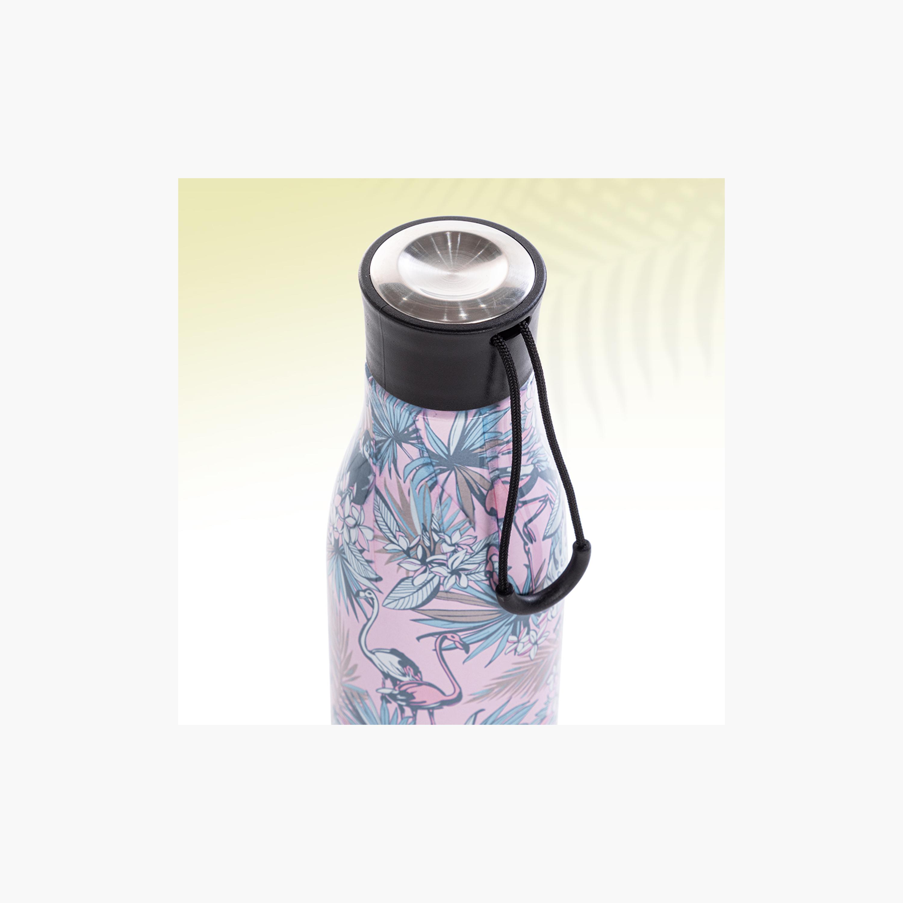 Eazy Kids Stainless Steel Water Bottle - 760 ml - Floral-school-waterbottles-image-5