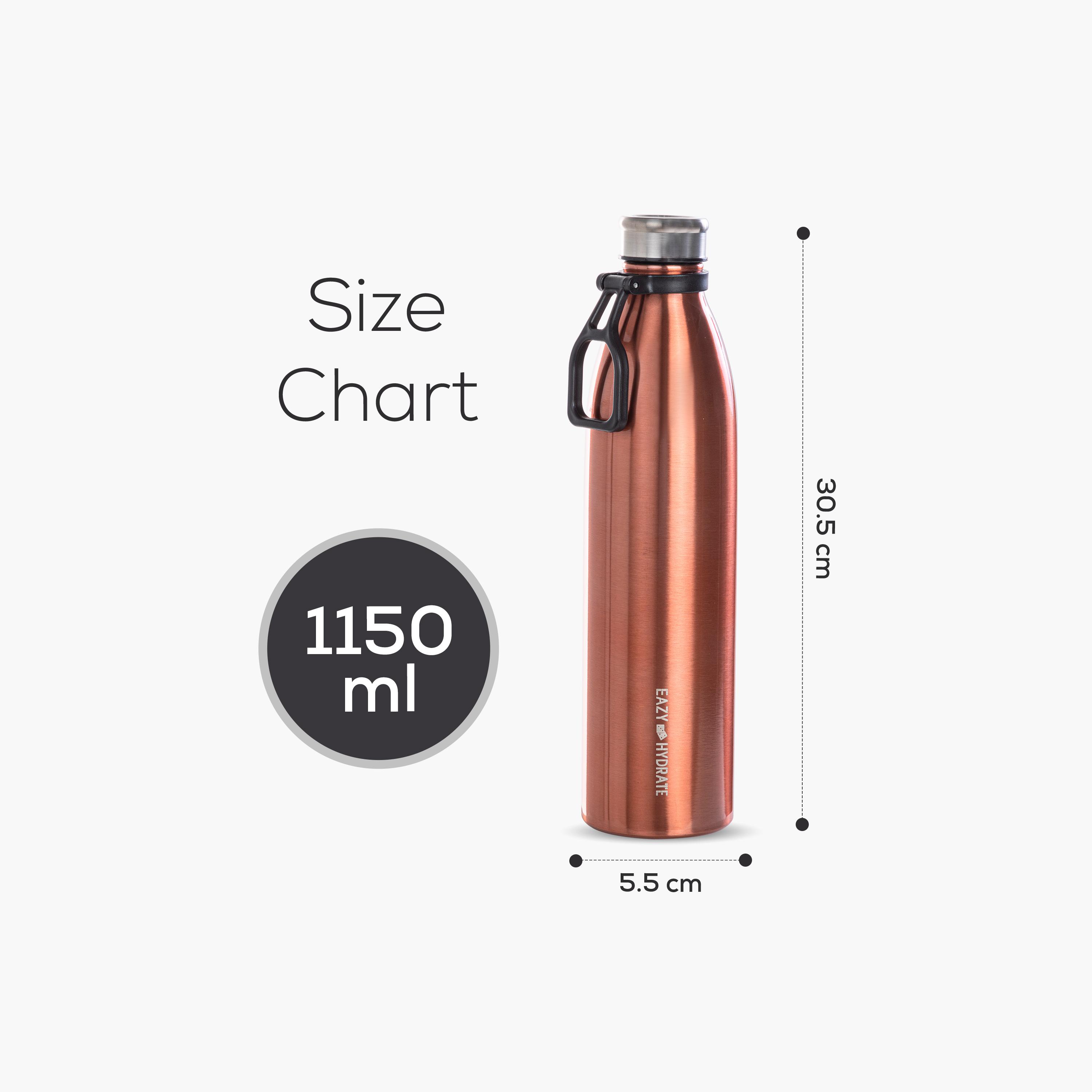 Eazy Kids Stainless Steel Water Bottle - 1150 ml-school-waterbottles-image-7