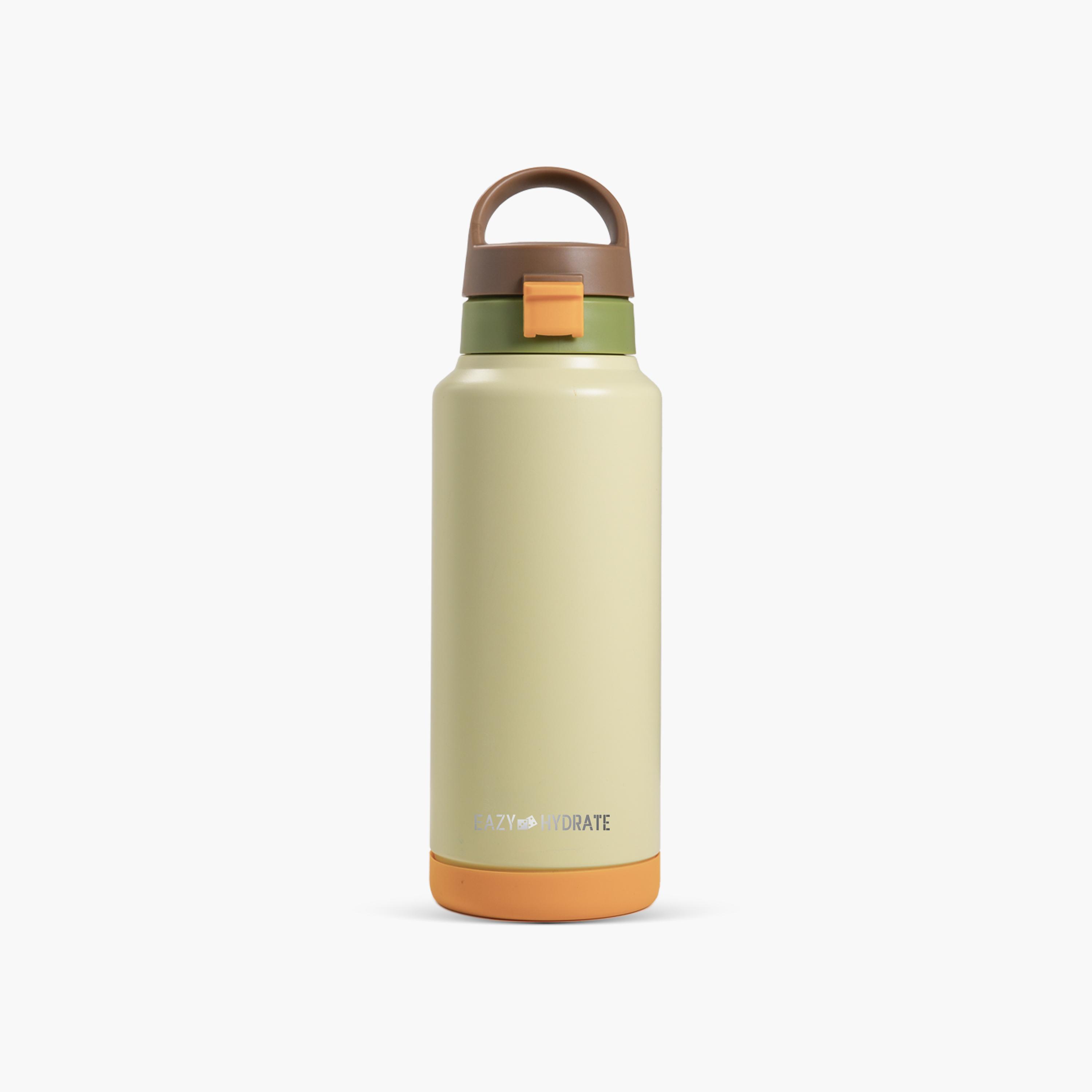Eazy Kids Stainless Steel Vacuum Insulated Water Bottle - 950 ml - Green-school-waterbottles-image-1