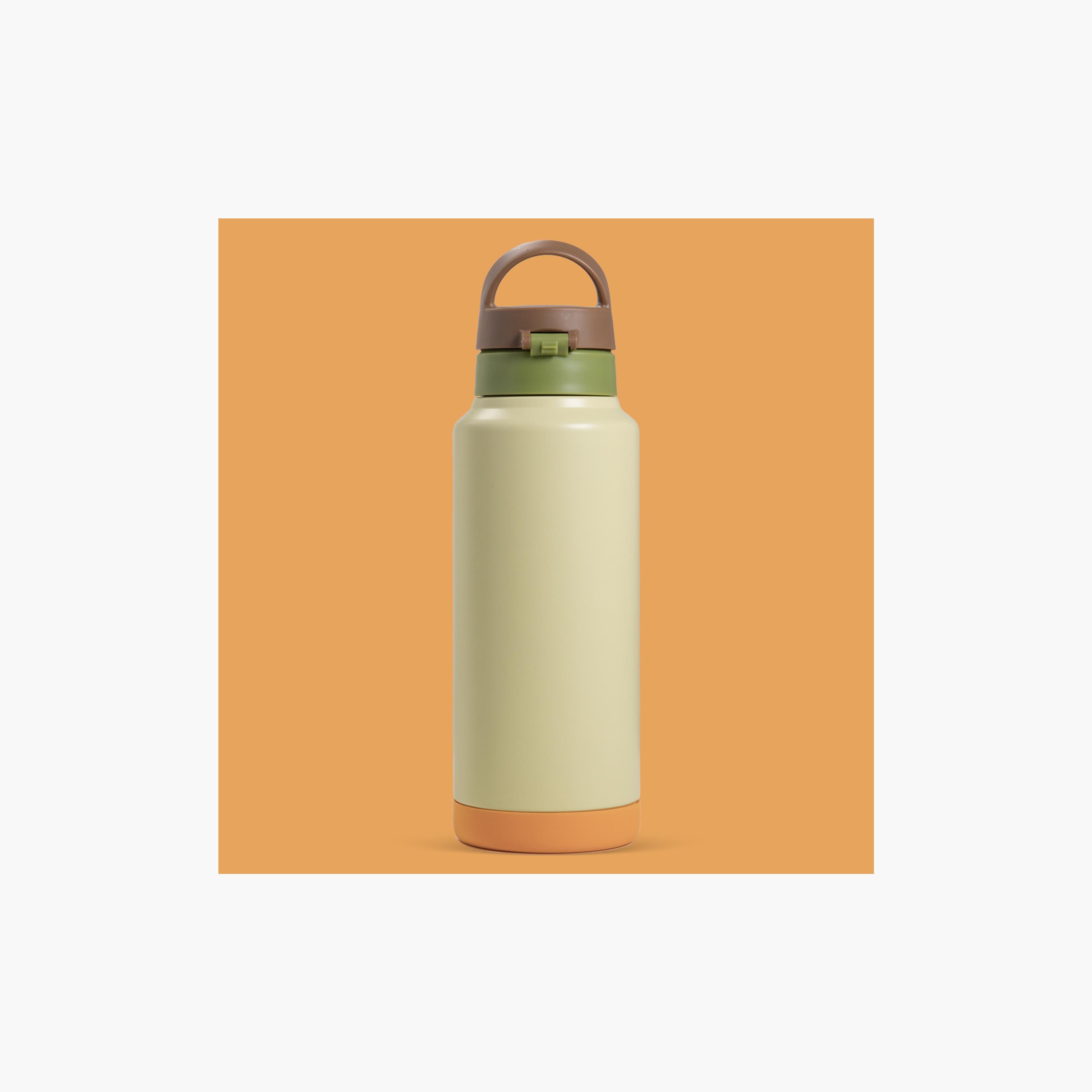 Eazy Kids Stainless Steel Vacuum Insulated Water Bottle - 950 ml - Green-school-waterbottles-image-7