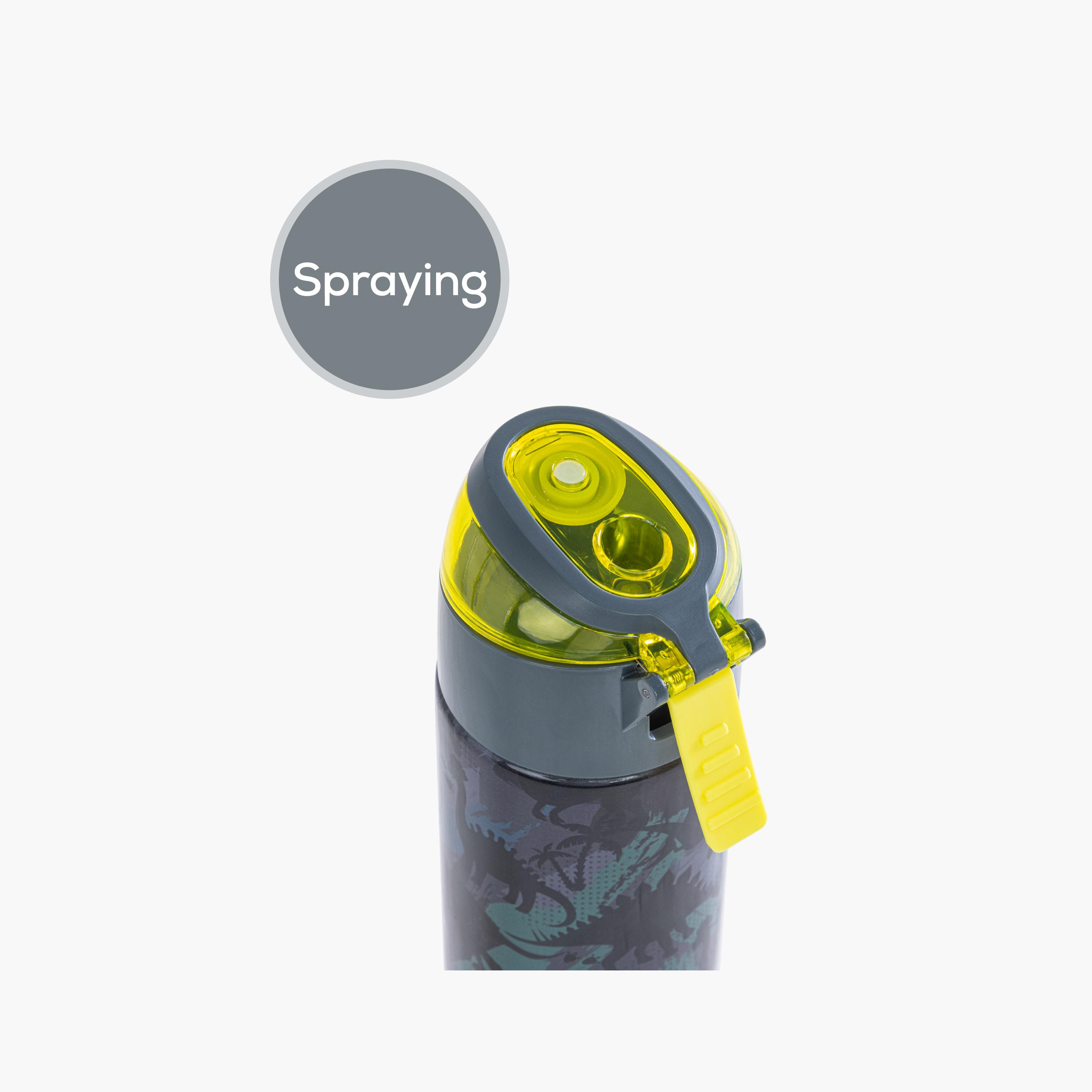 Eazy Kids Stainless Steel Insulated Water Bottle with Spray - 640 ml - T-Rex - Green-school-waterbottles-image-5