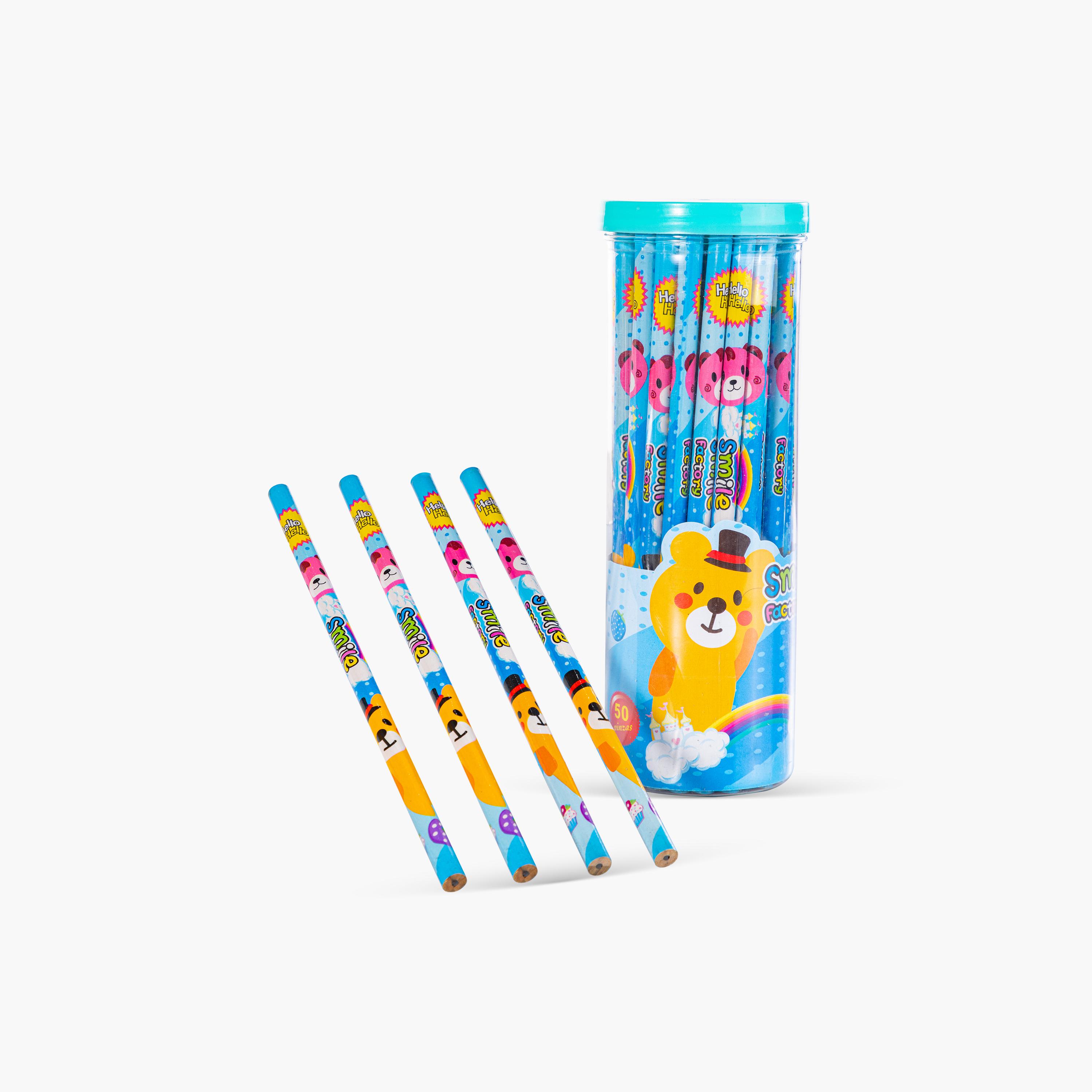Eazy Kids 50-Piece HB Pencils - Blue-school-stationery-pensandpencils-image-2