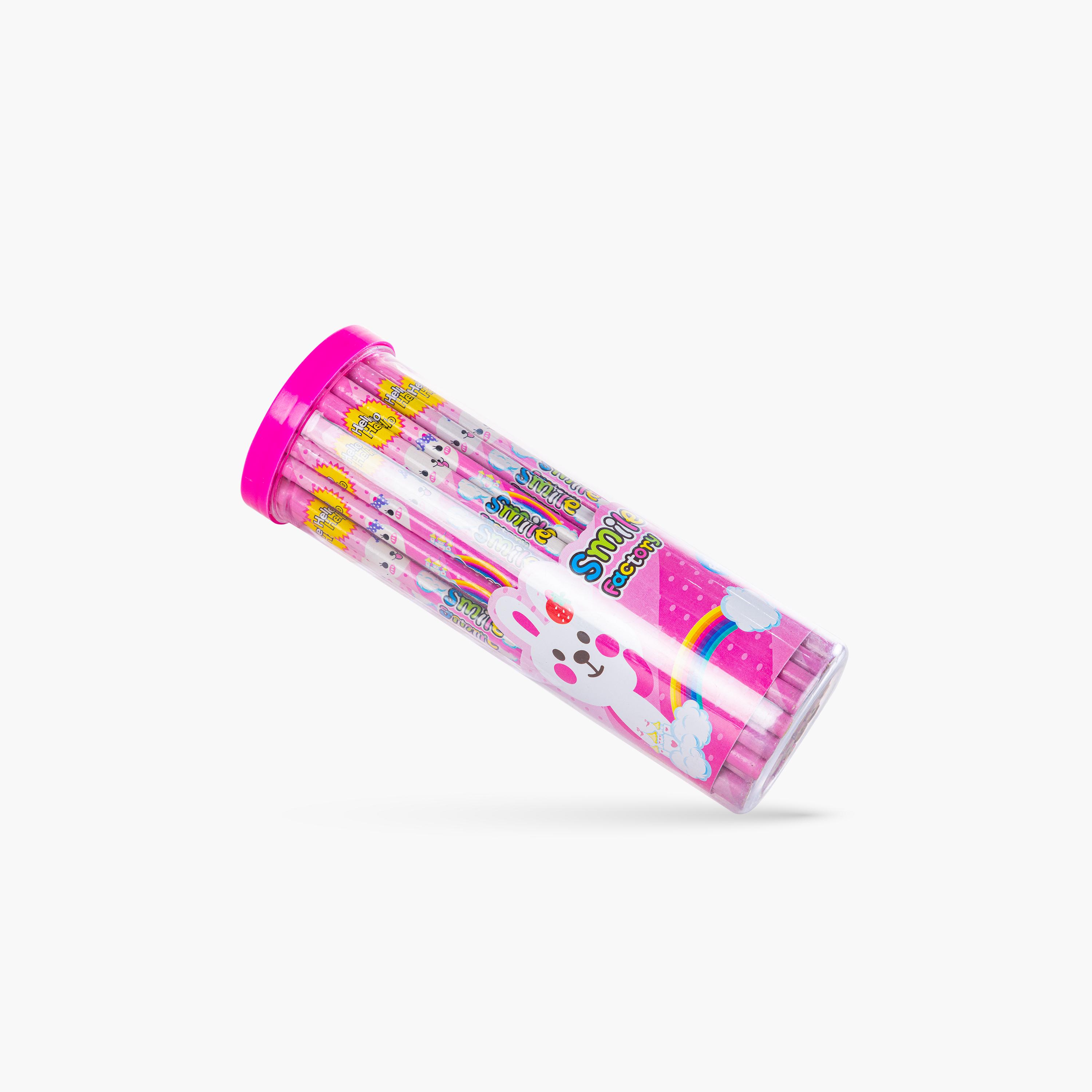 Eazy Kids 50-Piece HB Pencils - Pink-school-stationery-pensandpencils-image-3