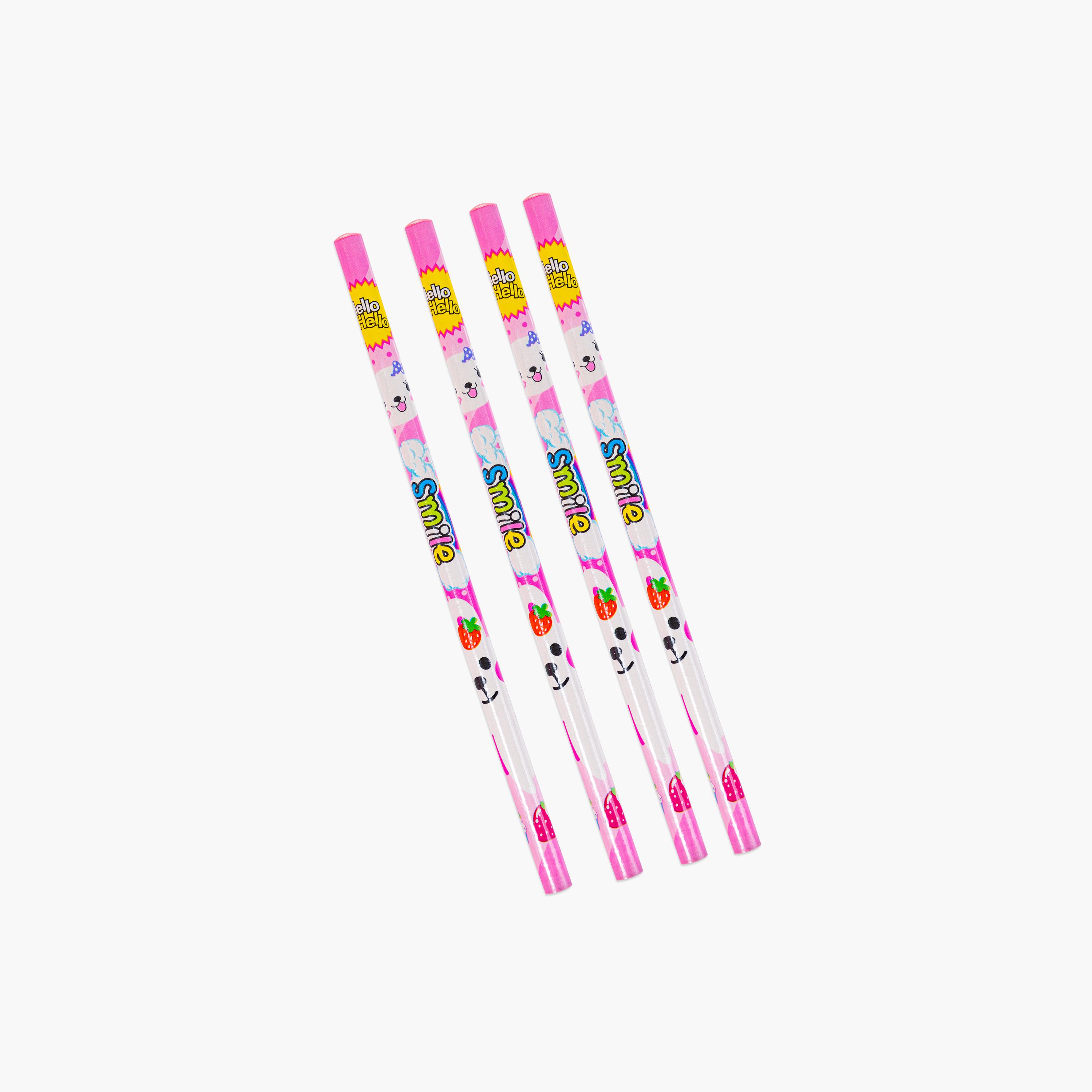 Eazy Kids 50-Piece HB Pencils - Pink-school-stationery-pensandpencils-image-4