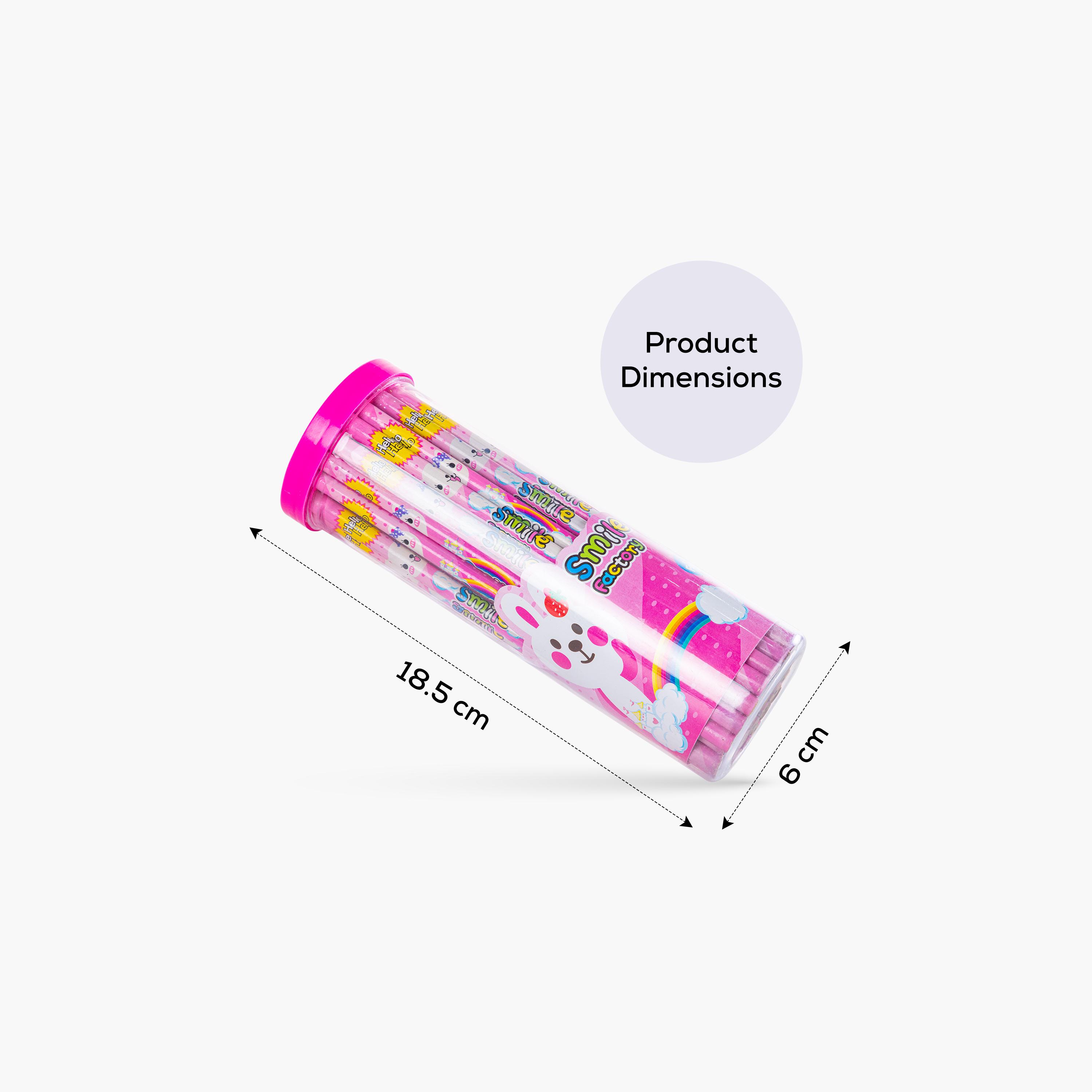 Eazy Kids 50-Piece HB Pencils - Pink-school-stationery-pensandpencils-image-5