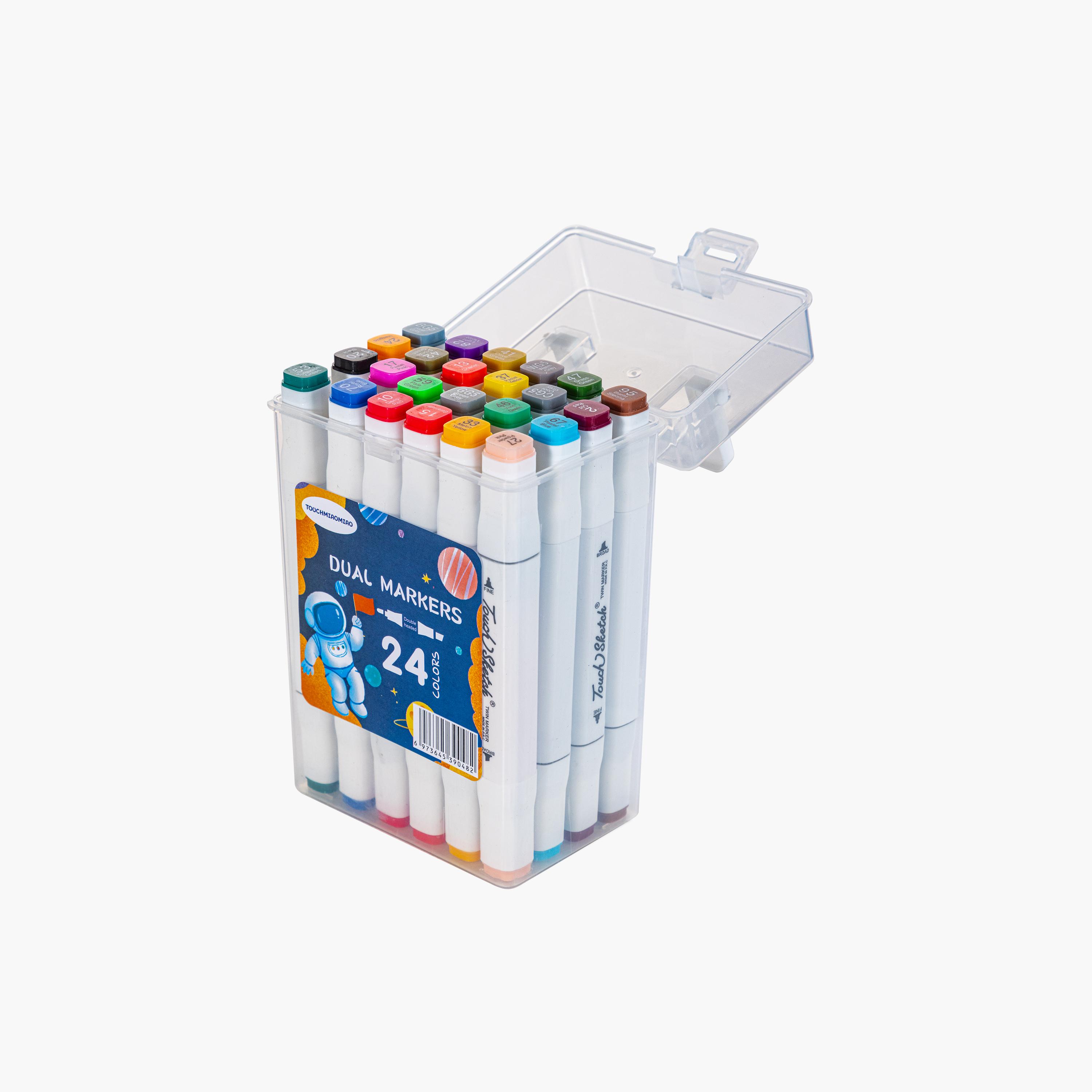 Eazy Kids 24-Colors Dual Markers Set-school-stationery-pensandpencils-image-3