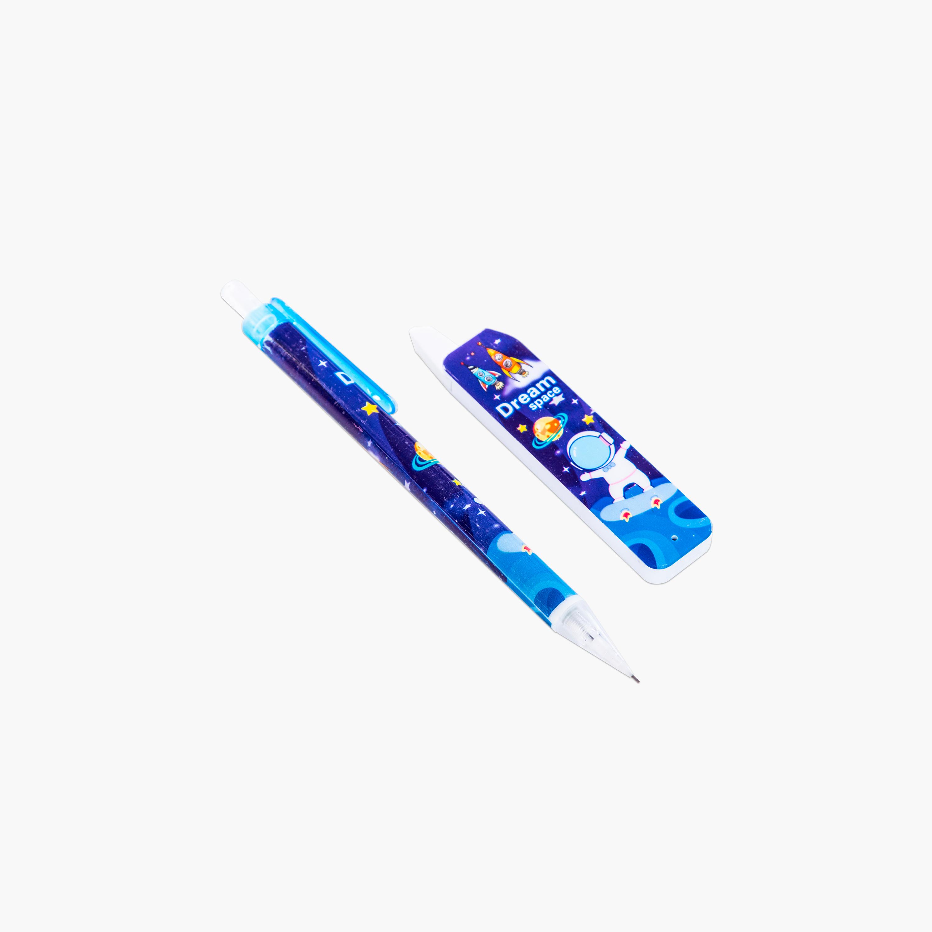 Eazy Kids 9-Piece Kids Stationery Gift Set - Astronaut & Space Theme-school-stationery-sets-image-4