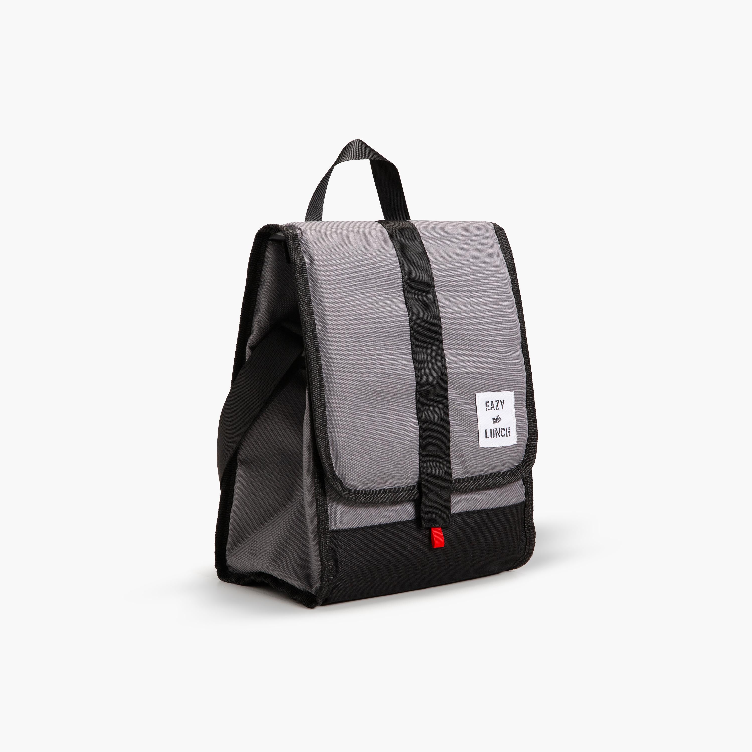 حقيبة غداء معزولة أنيقة وقابلة للطي من إيزي كيدز - 11.5 بوصة-school-lunchessentials-lunchbags-image-1