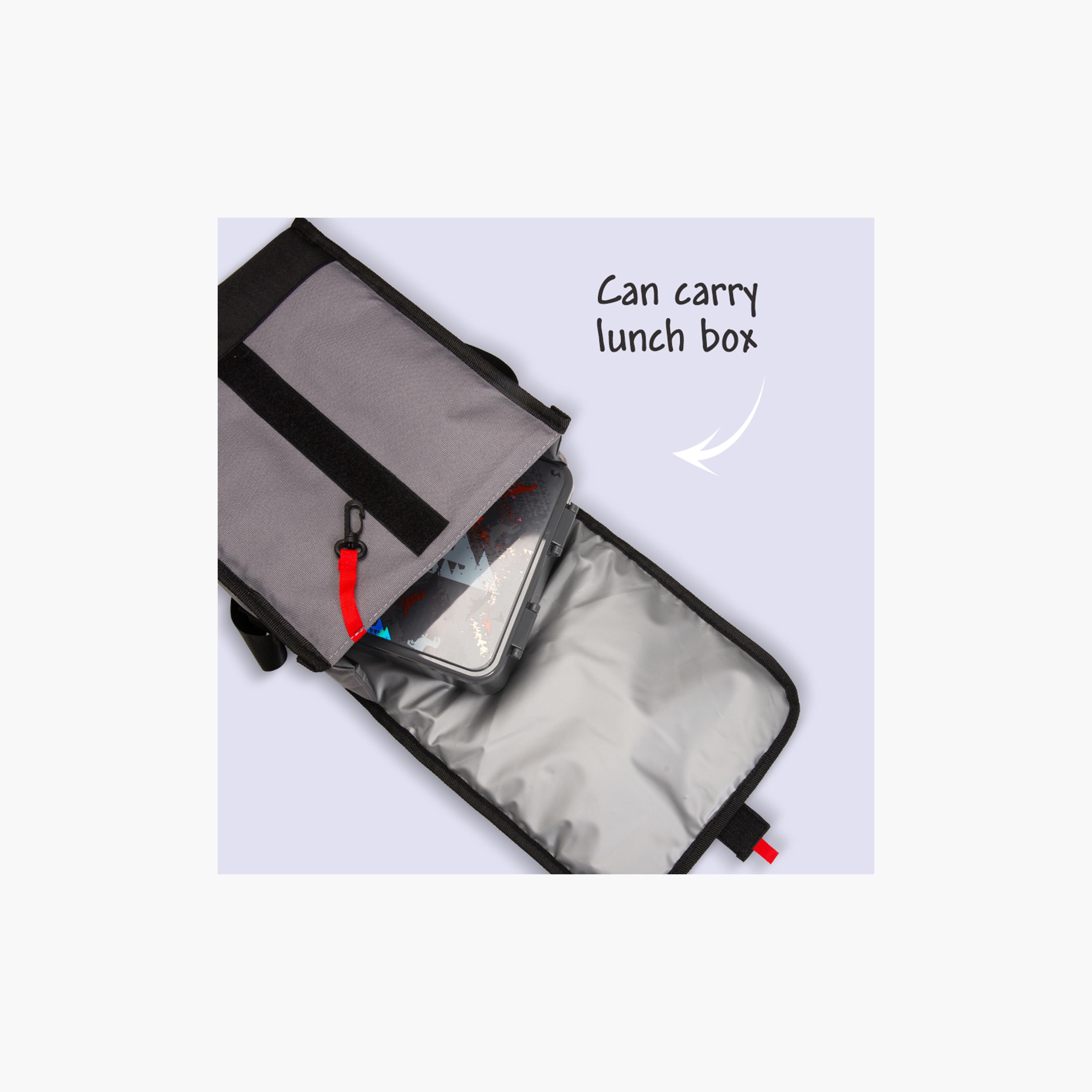 حقيبة غداء معزولة أنيقة وقابلة للطي من إيزي كيدز - 11.5 بوصة-school-lunchessentials-lunchbags-image-3