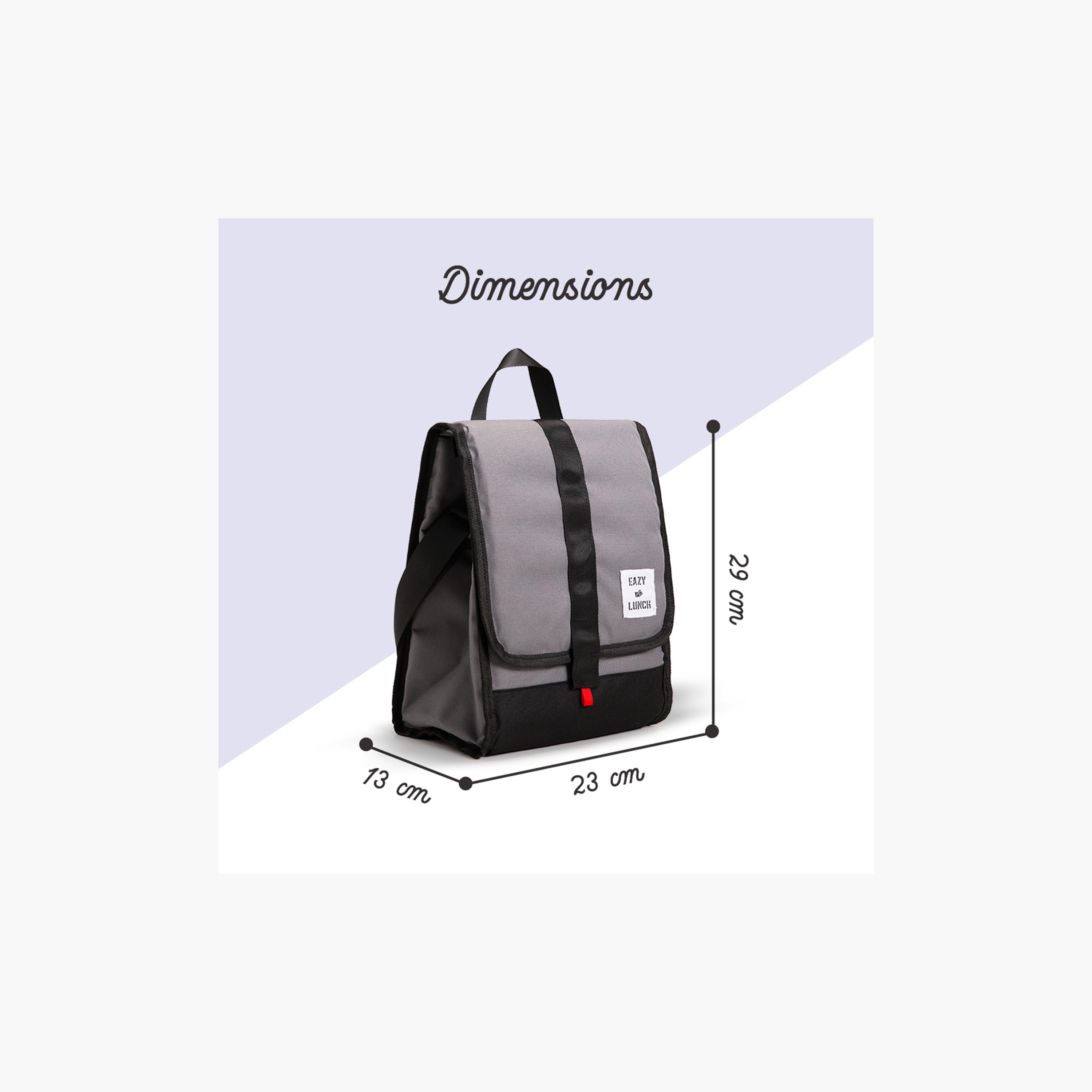 حقيبة غداء معزولة أنيقة وقابلة للطي من إيزي كيدز - 11.5 بوصة-school-lunchessentials-lunchbags-image-8