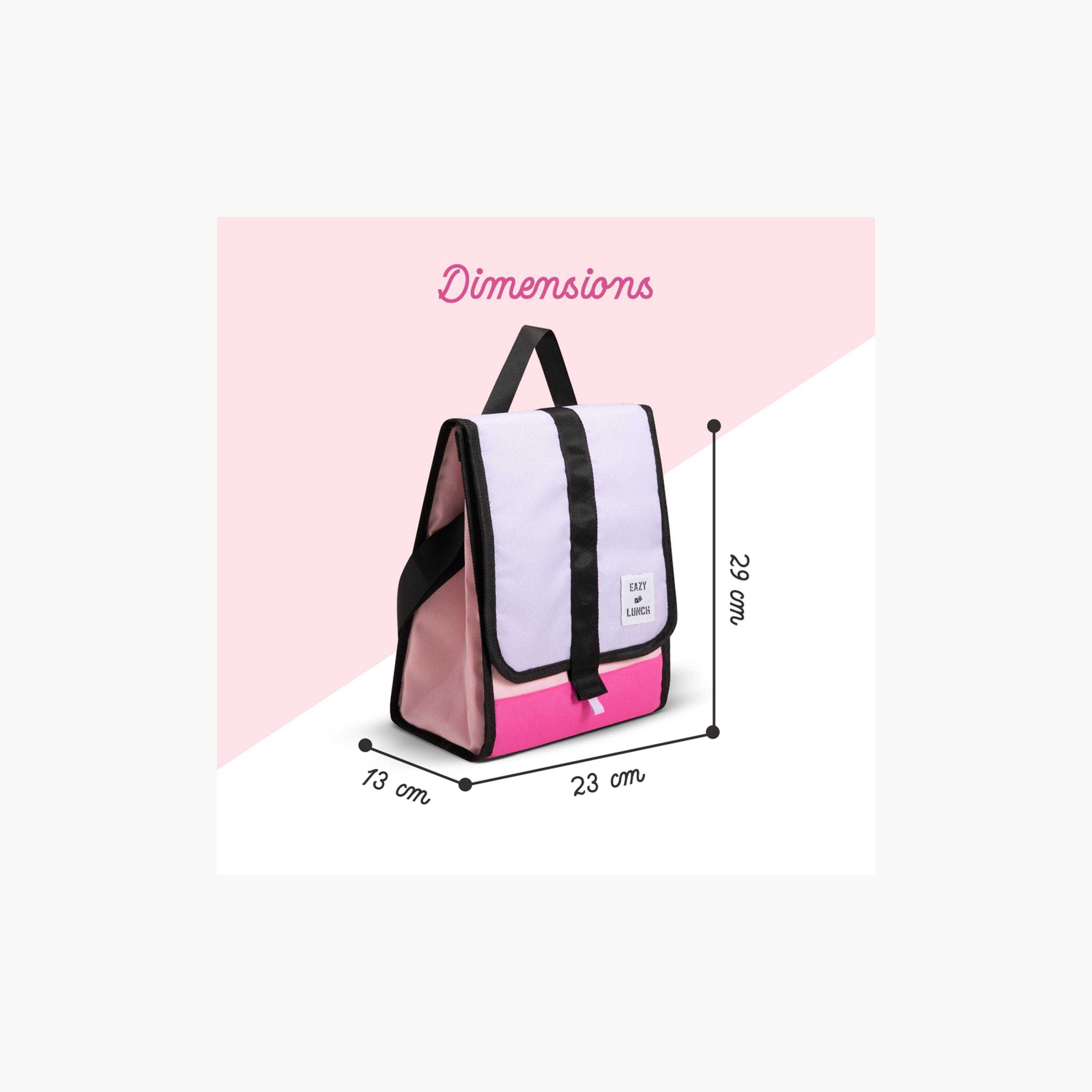 حقيبة غداء معزولة أنيقة وقابلة للطي من إيزي كيدز - 11.5 بوصة-school-lunchessentials-lunchbags-image-9