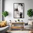 زينة حائط كانفاس تجريدية بإطار عائم - لوحة - 60x40 سم-InfluencerCodes_Ramadan26_All_20012026-image-5