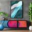 زينة حائط كانفاس تجريدية بإطار عائم - لوحة - 60x40 سم-InfluencerCodes_Ramadan26_All_20012026-image-2